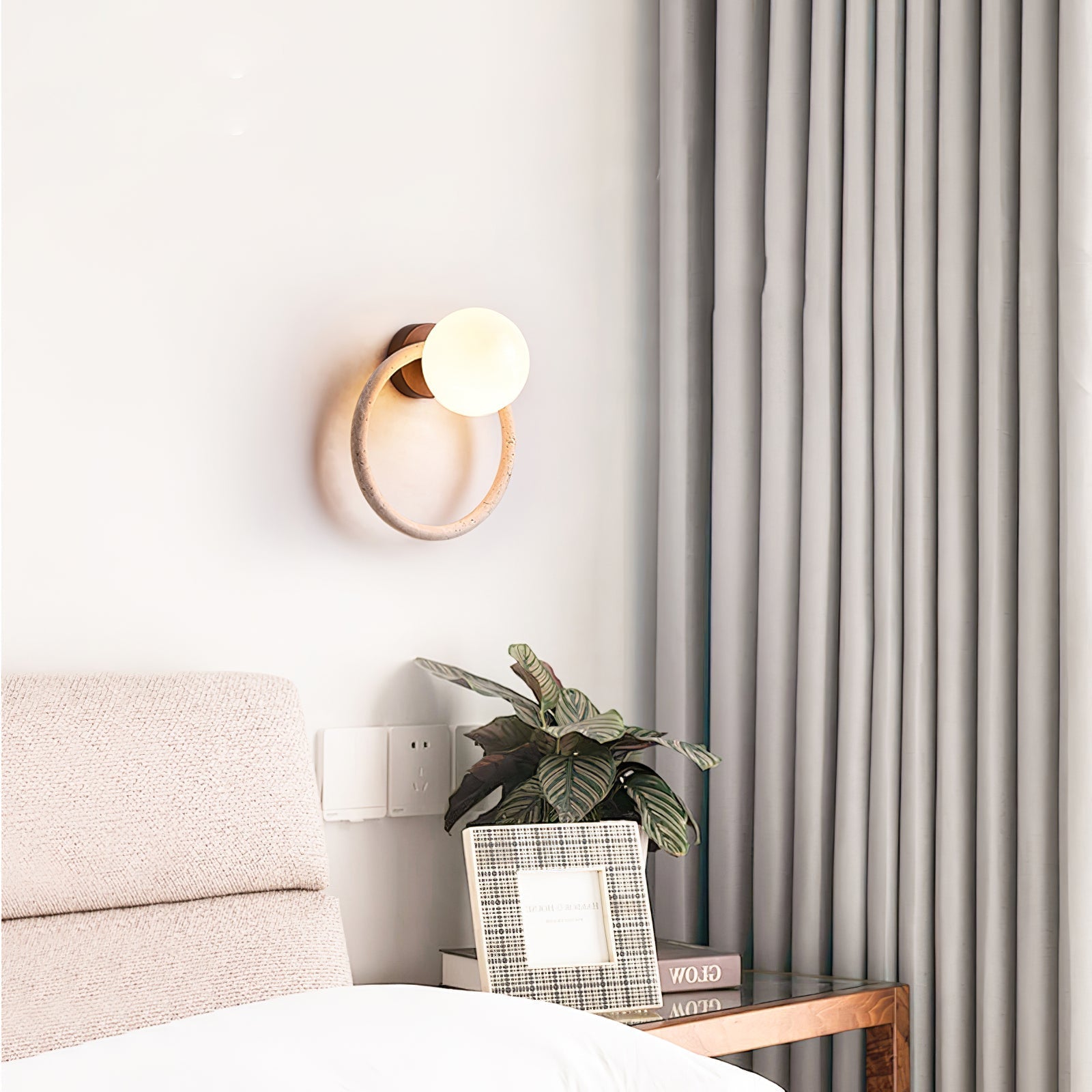 Idoryra Travertine Wall Light