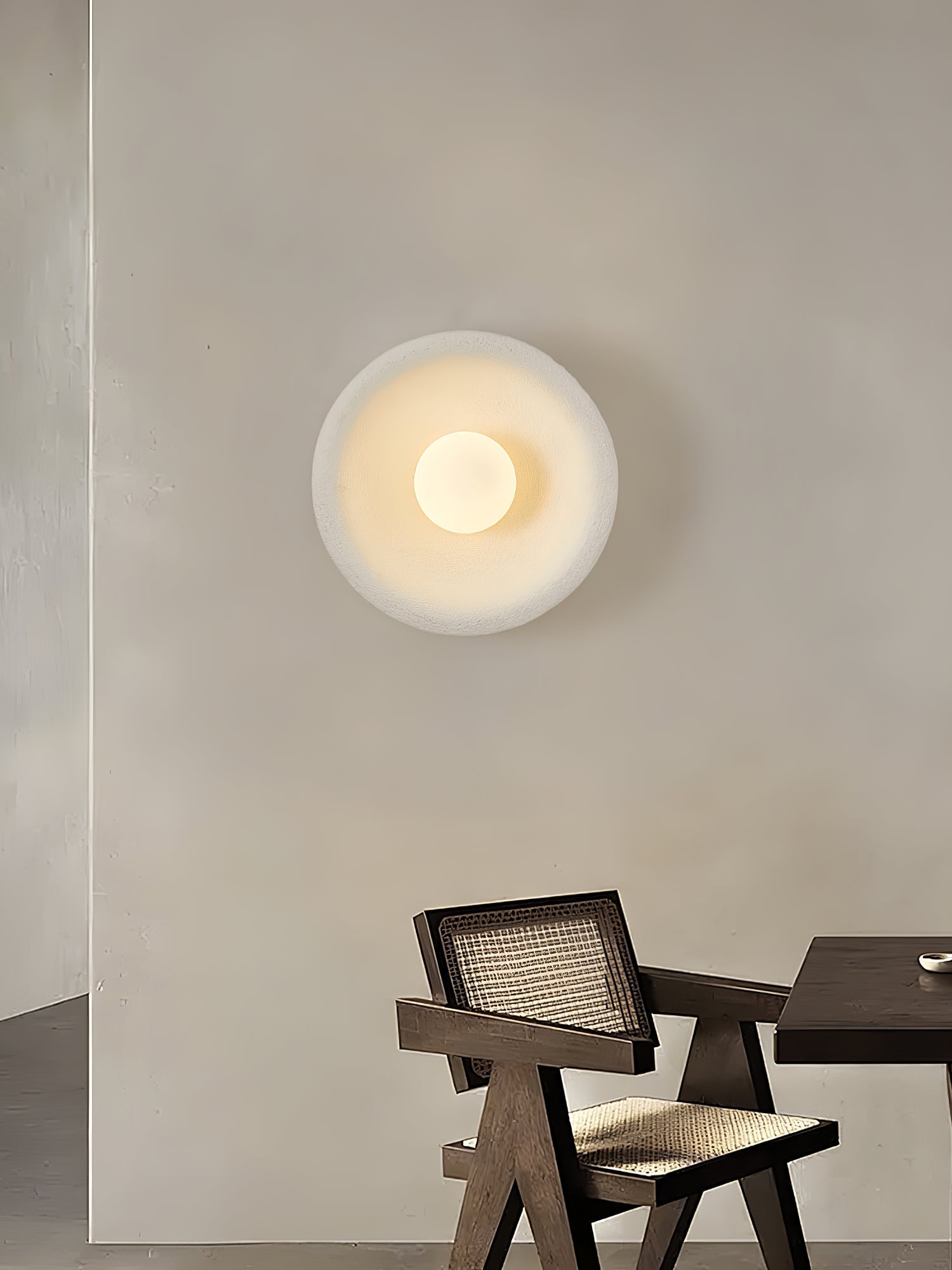 Evvinora Modern Minimalist Halo Glass Wall Light - Letslighting