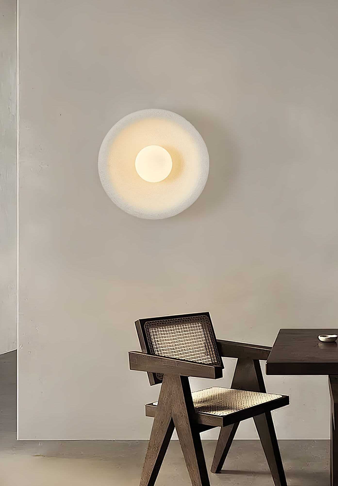 Evvinora Modern Minimalist Halo Glass Wall Light - Letslighting