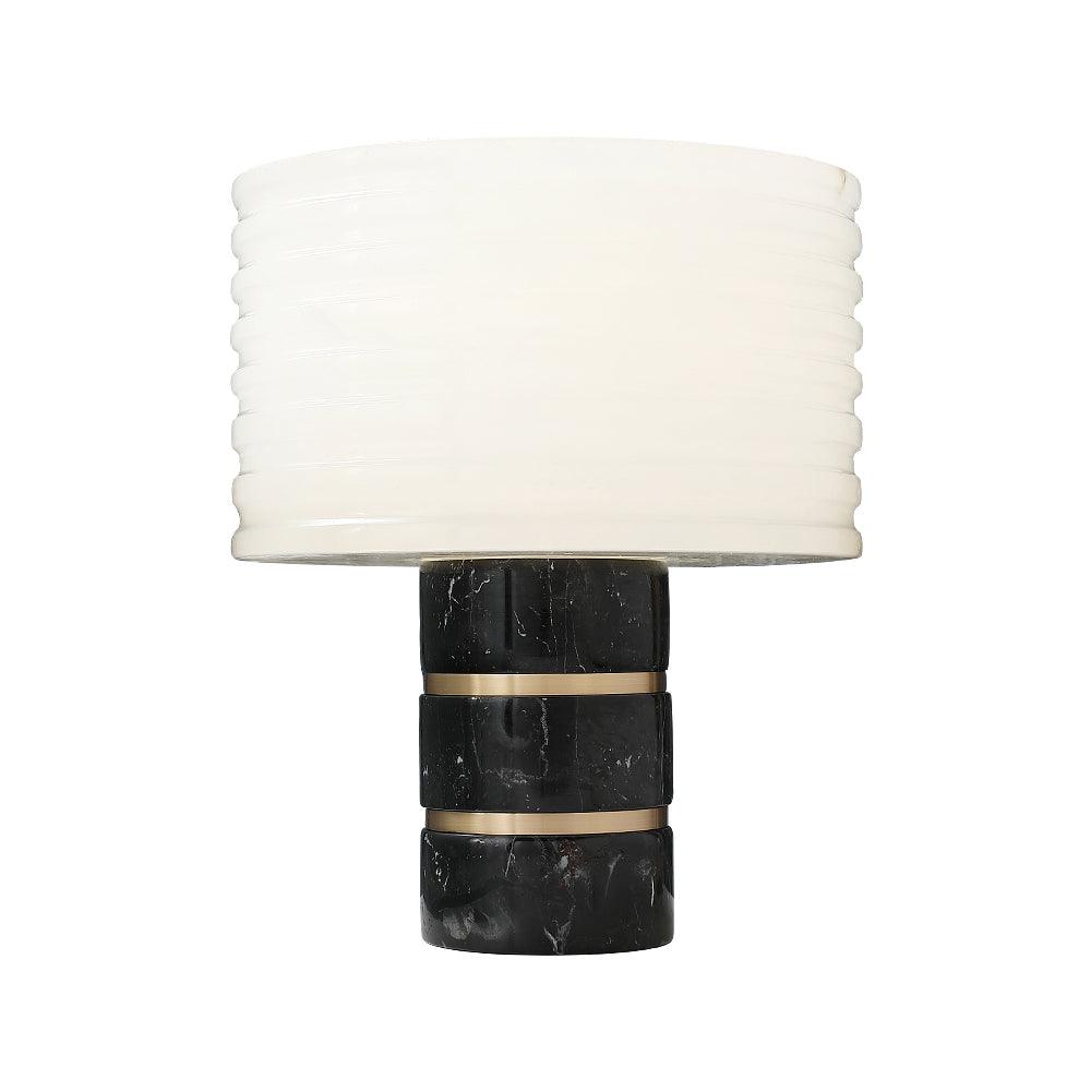 Elmarir Ribbed Alabaster Table Lamp - Letslighting