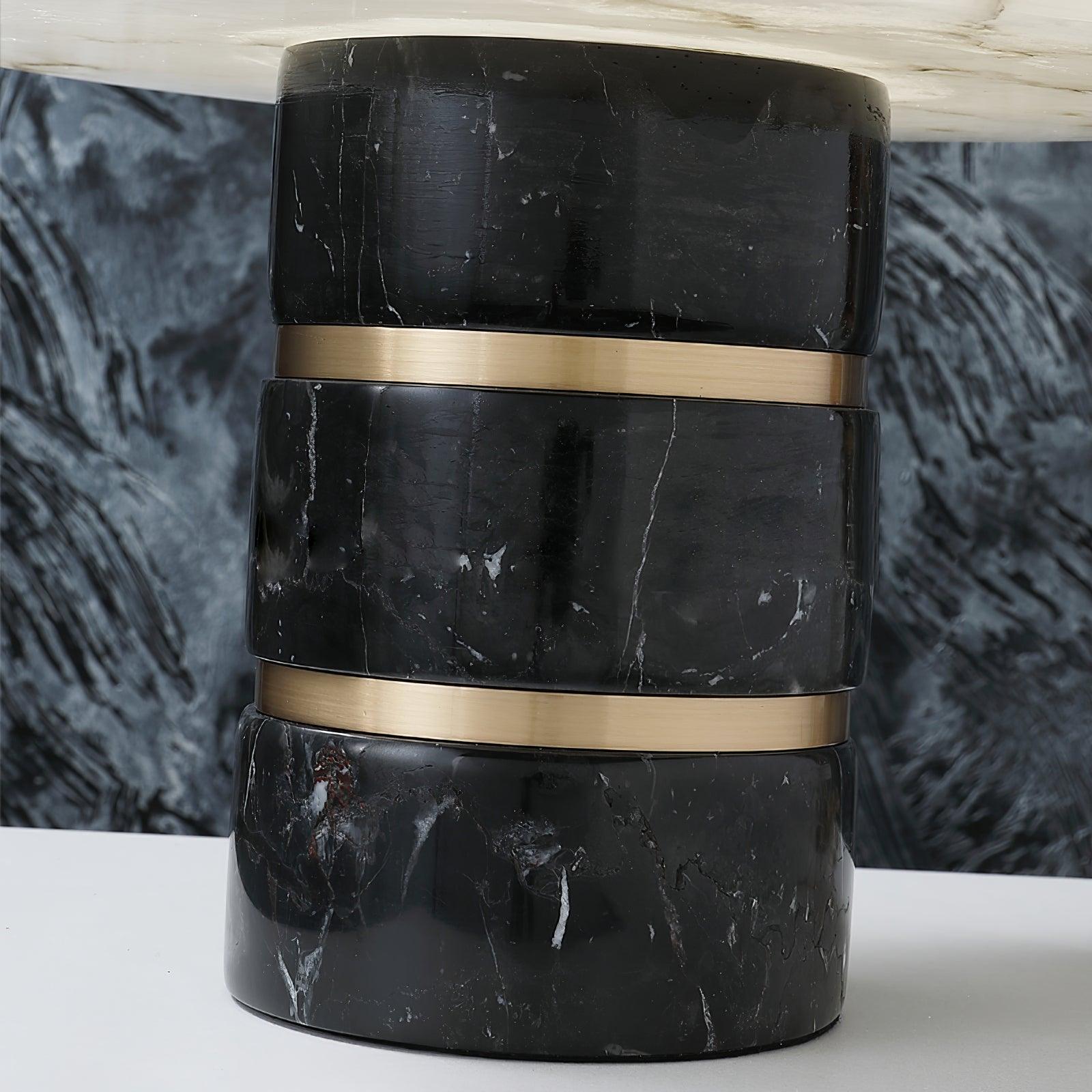 Elmarir Ribbed Alabaster Table Lamp - Letslighting