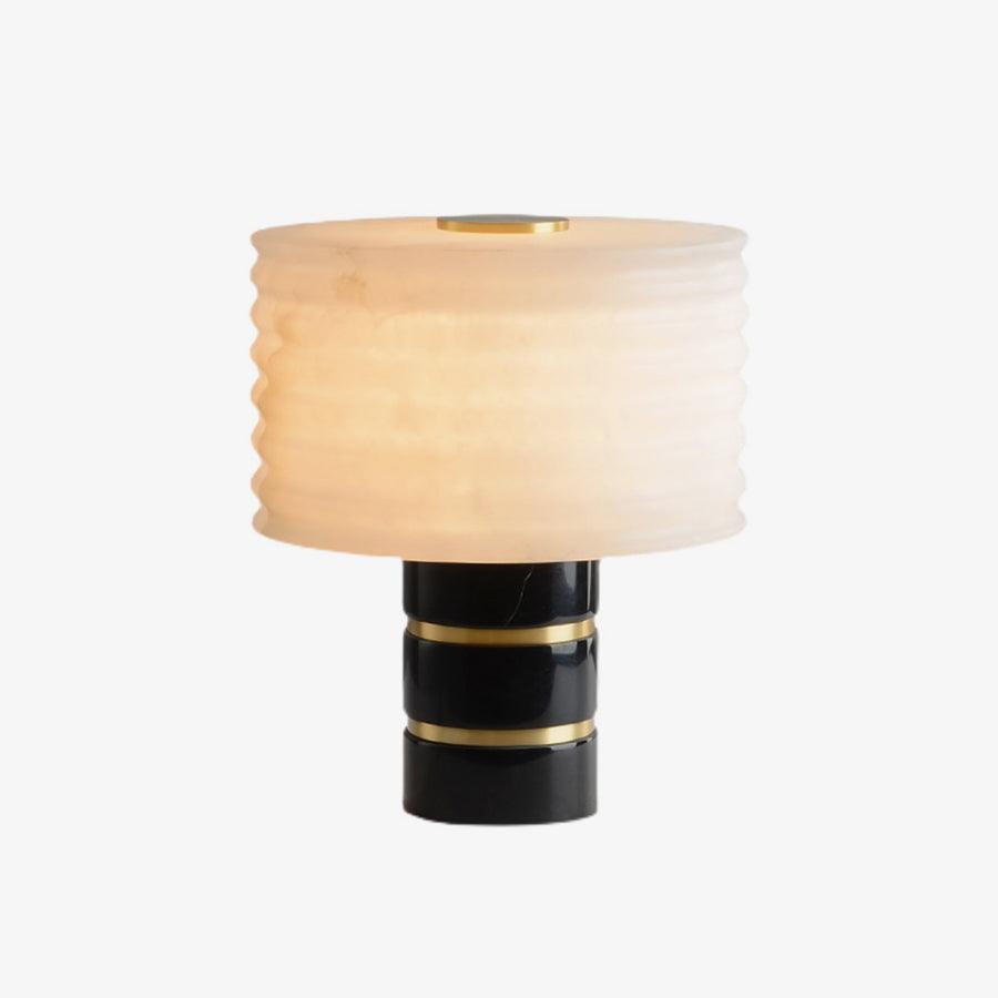 Elmarir Ribbed Alabaster Table Lamp - Letslighting