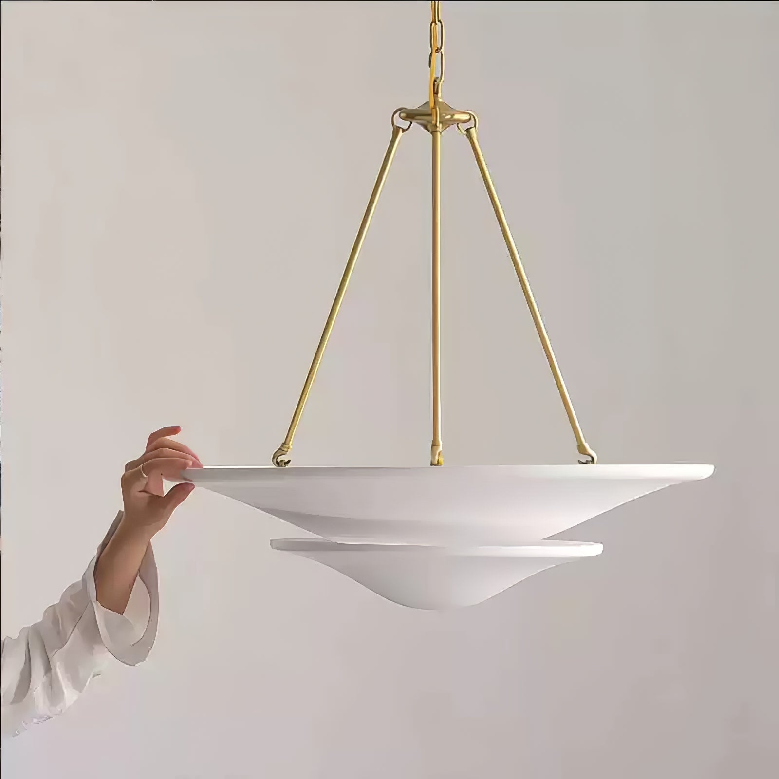 Lunara Modern Plaster Pendant Light - Letslighting