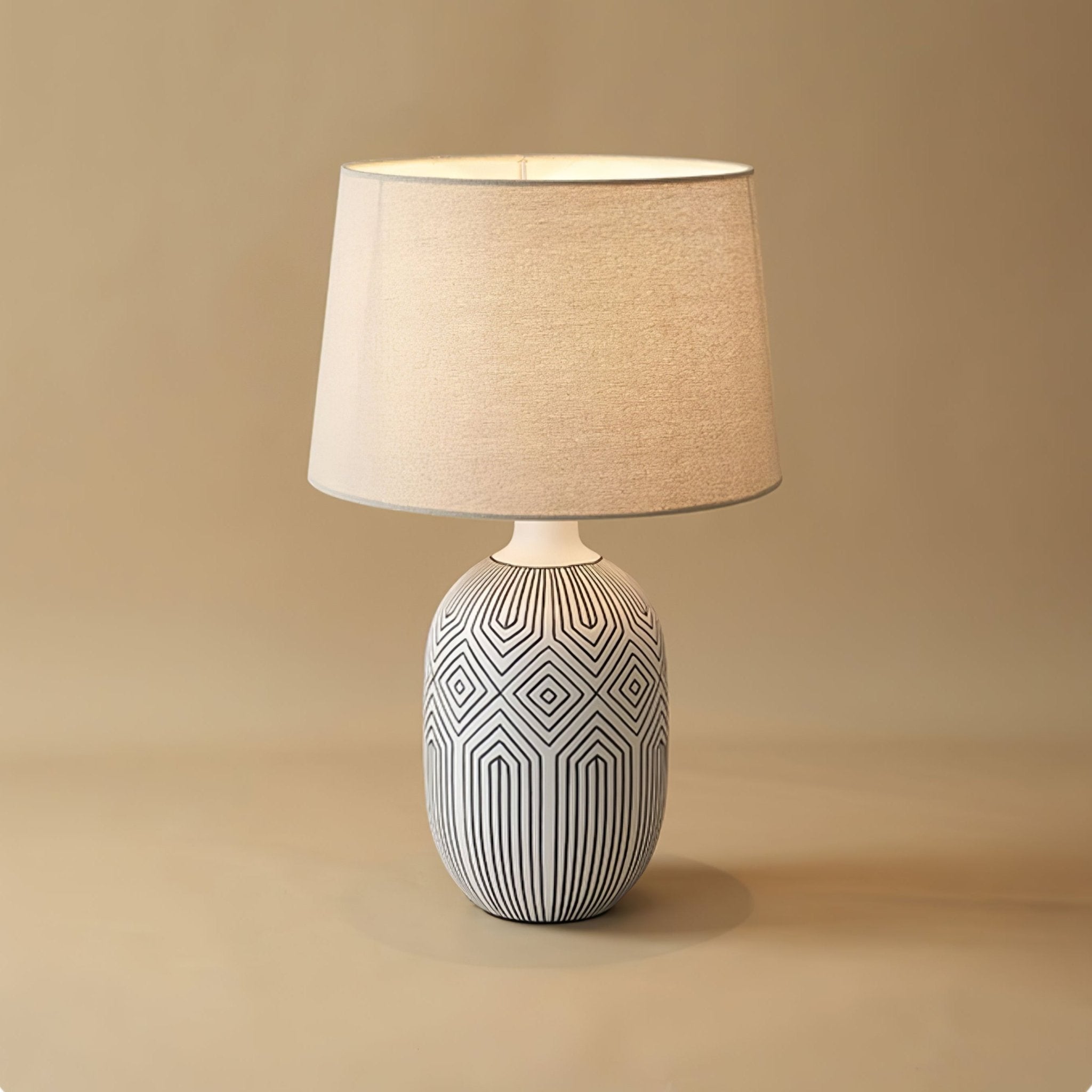 Brittany Modern Ceramics Table Lamp - Letslighting