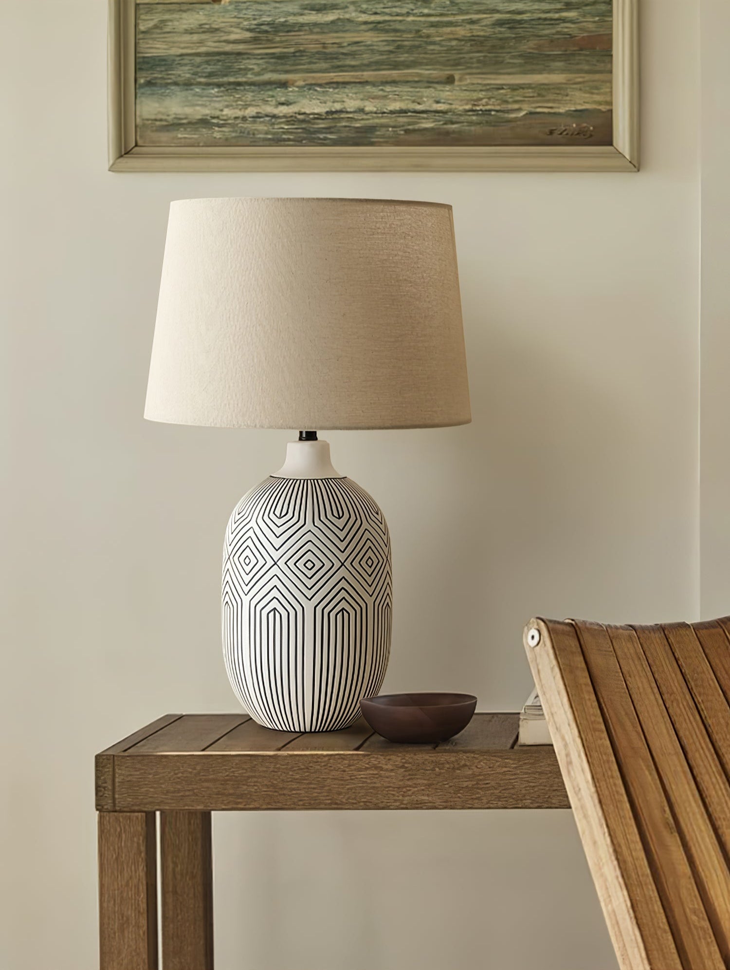 Brittany Modern Ceramics Table Lamp - Letslighting