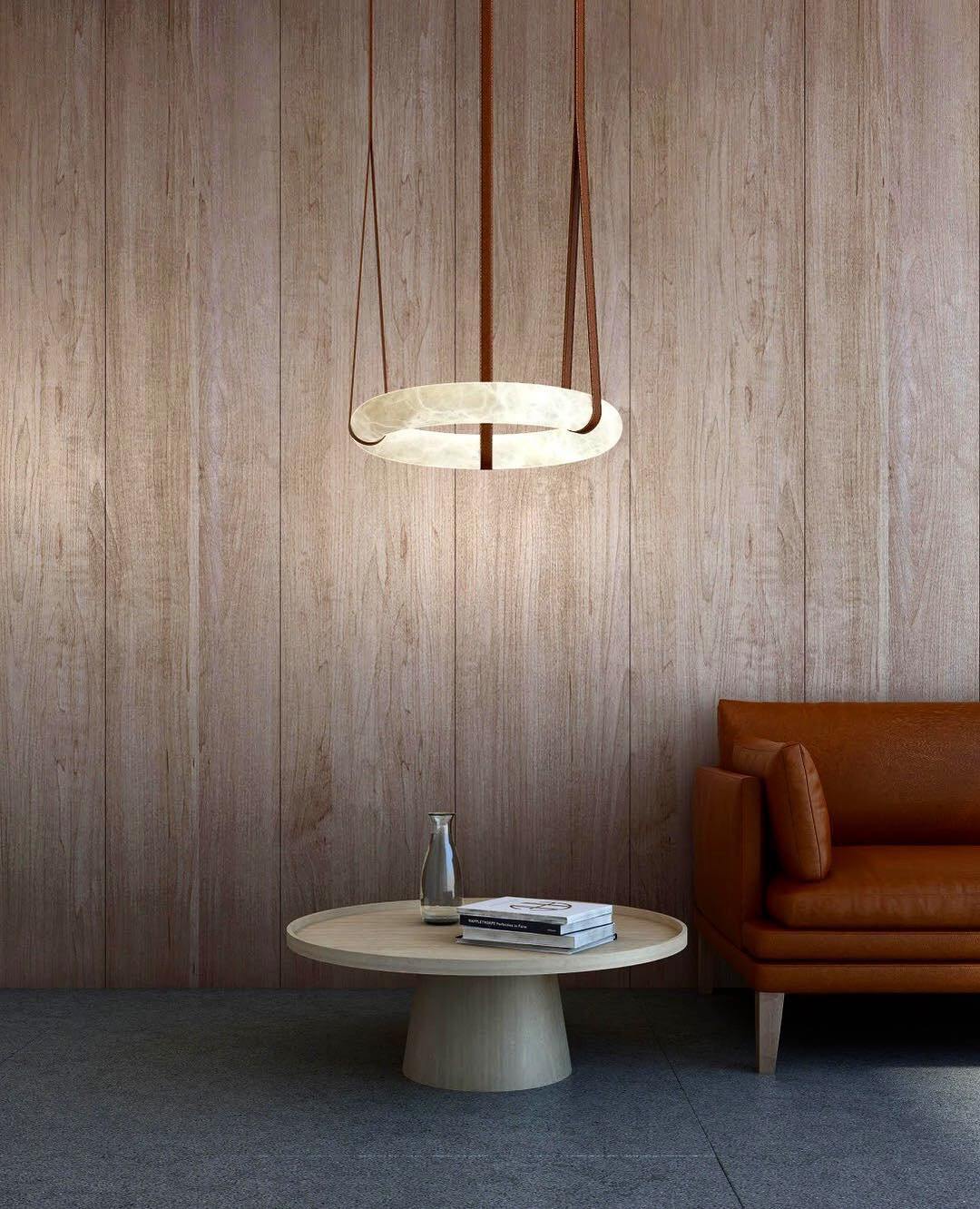 Culiris Modern Minimalist Brown Alabaster Chandelier - Letslighting