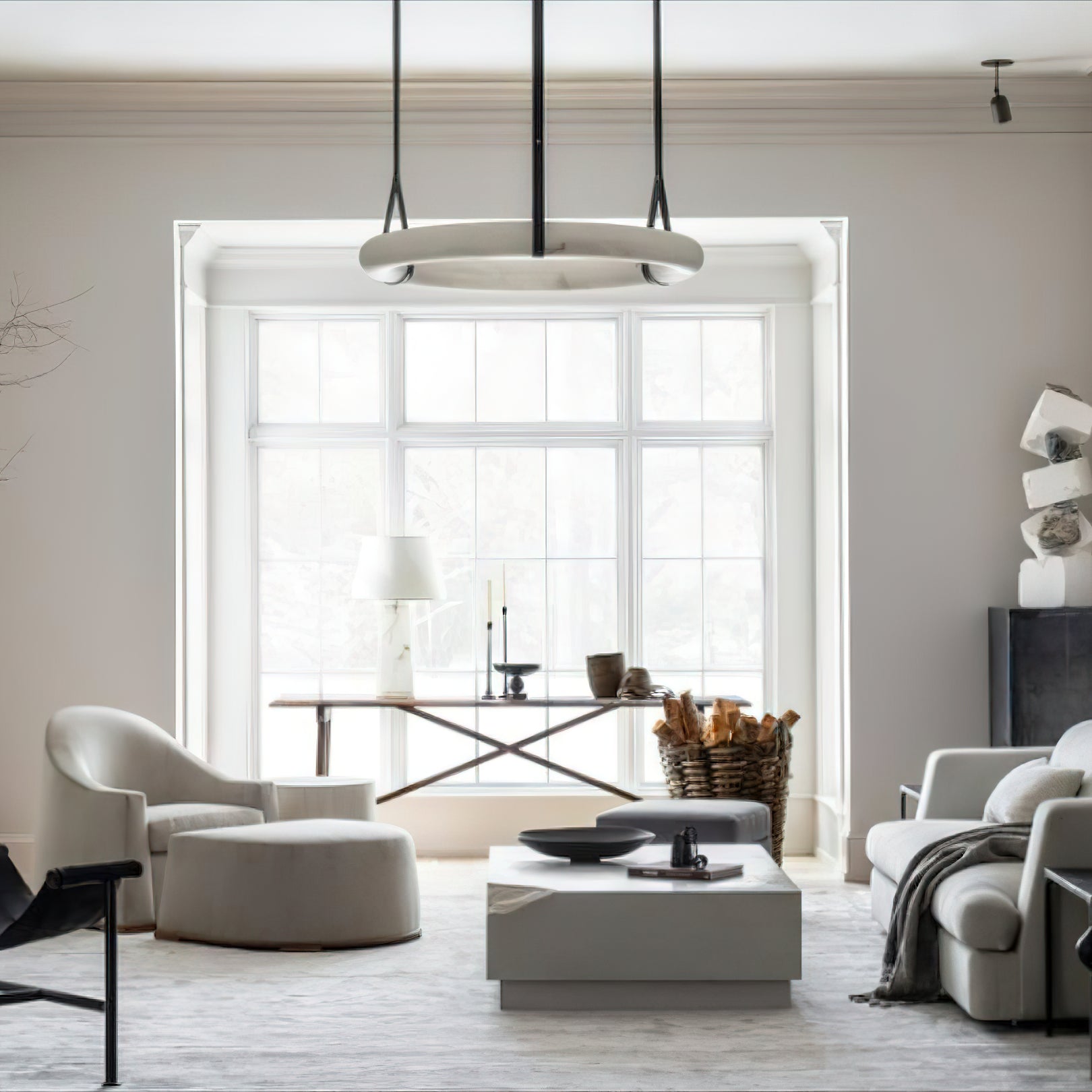 Culiris Modern Minimalist Brown Alabaster Chandelier - Letslighting