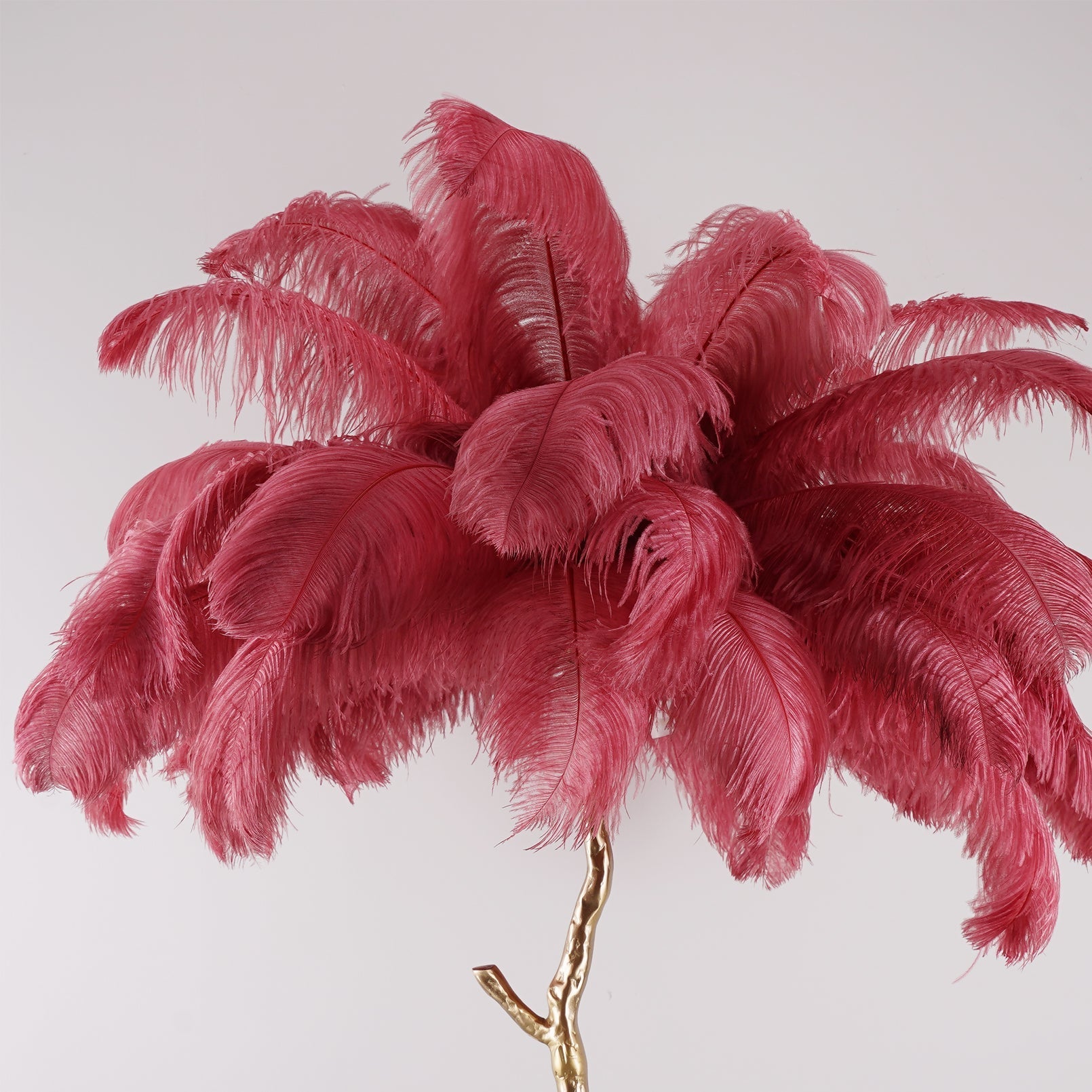 Selis Feather Brass Floor Lamp - Letslighting