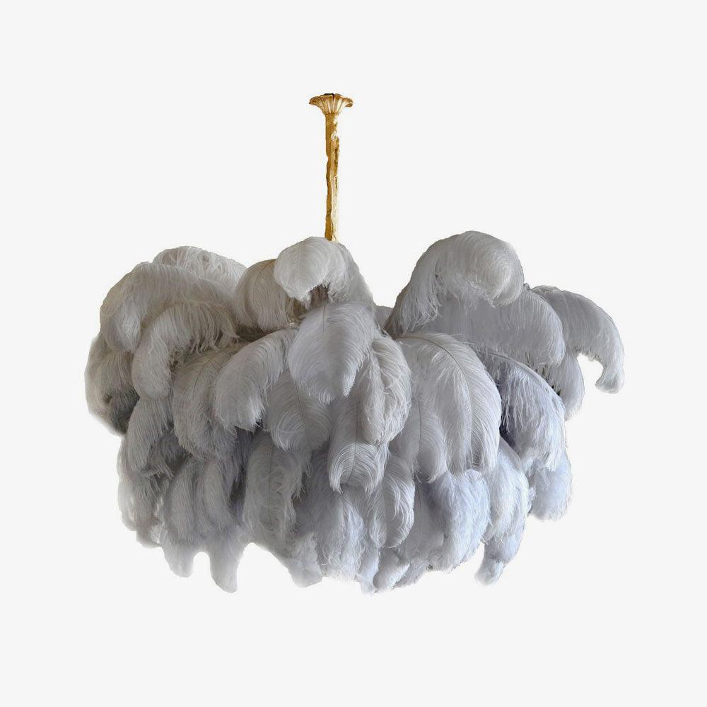 O'Moore Luxury Ostrich Feather Chandelier - Letslighting