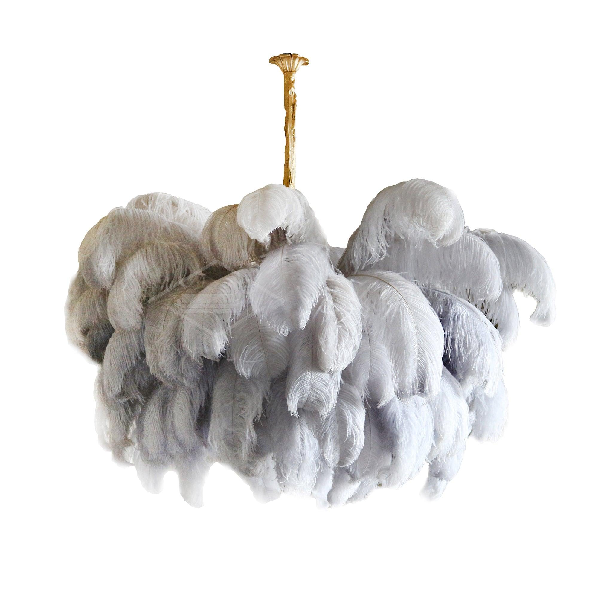O'Moore Luxury Ostrich Feather Chandelier - Letslighting