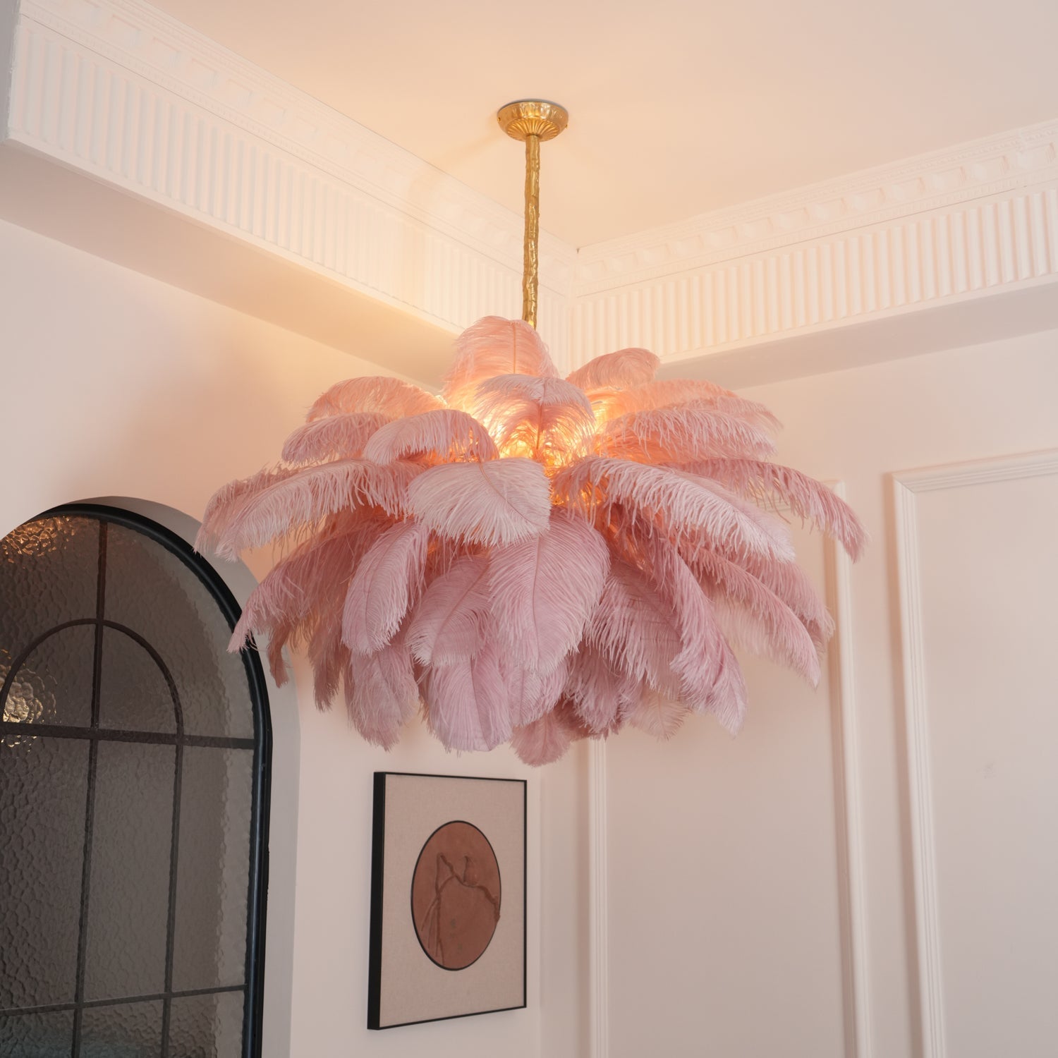 O'Moore Luxury Ostrich Feather Chandelier - Letslighting