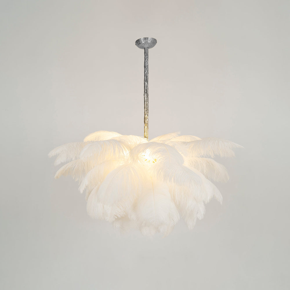 O'Moore Luxury Ostrich Feather Chandelier - Letslighting