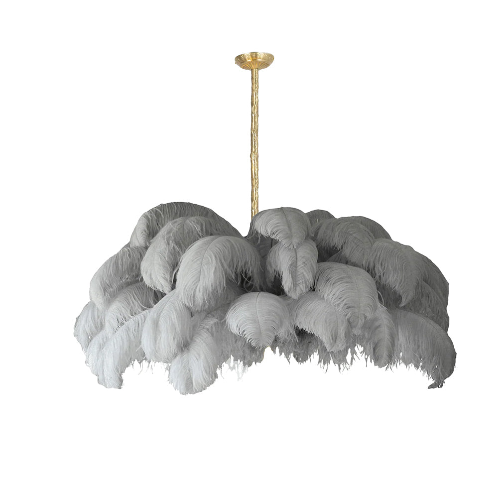 O'Moore Luxury Ostrich Feather Chandelier - Letslighting