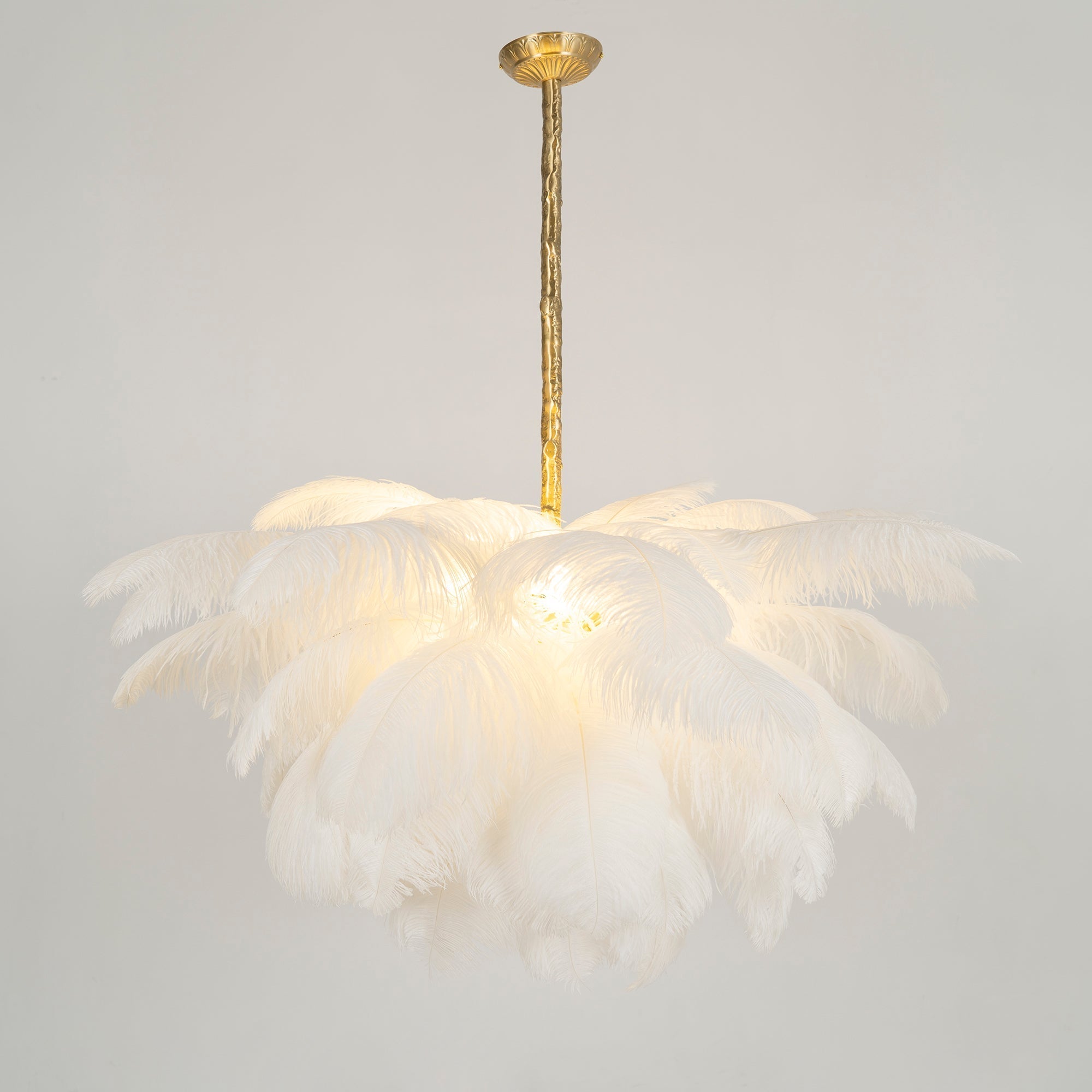 O'Moore Luxury Ostrich Feather Chandelier - Letslighting
