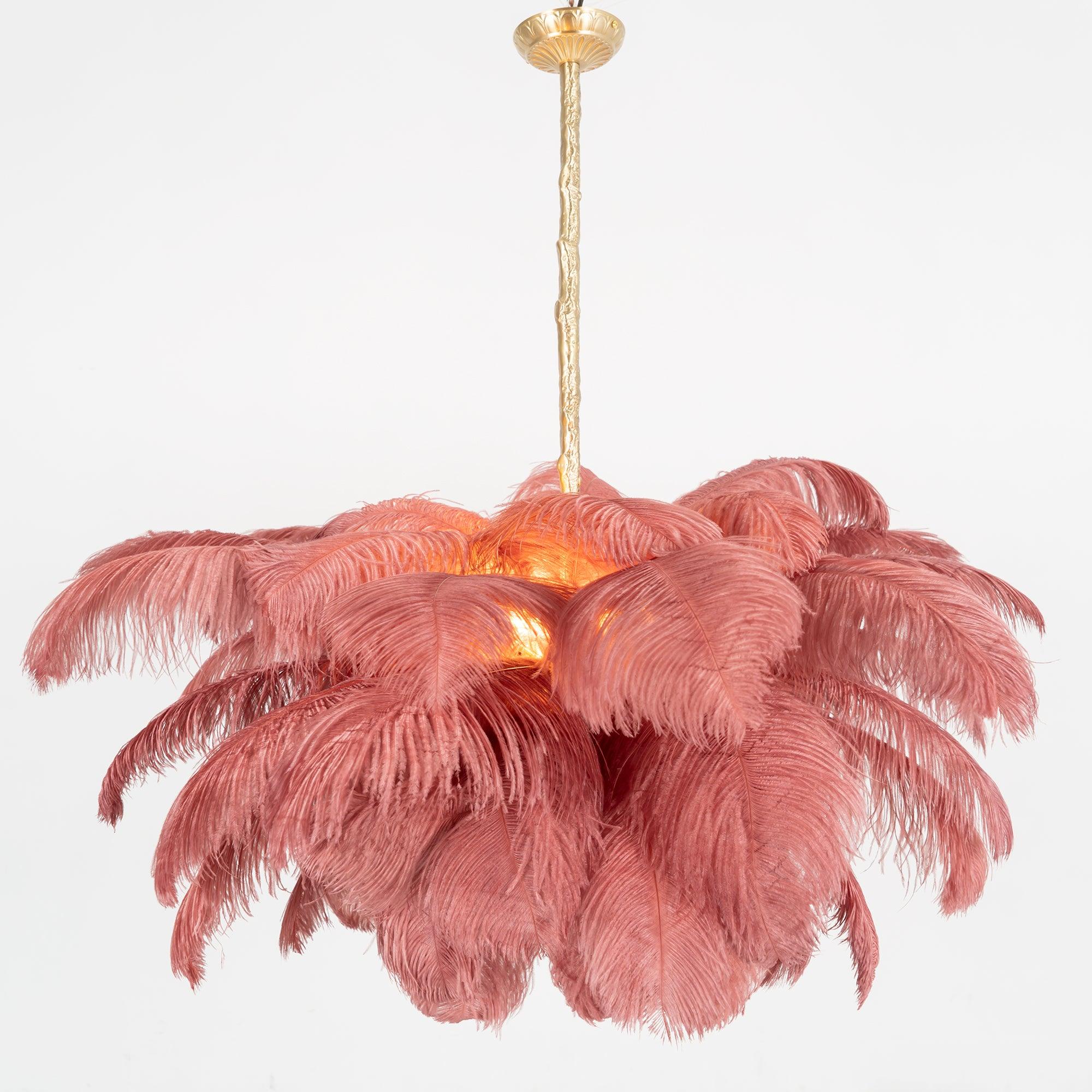 O'Moore Luxury Ostrich Feather Chandelier - Letslighting