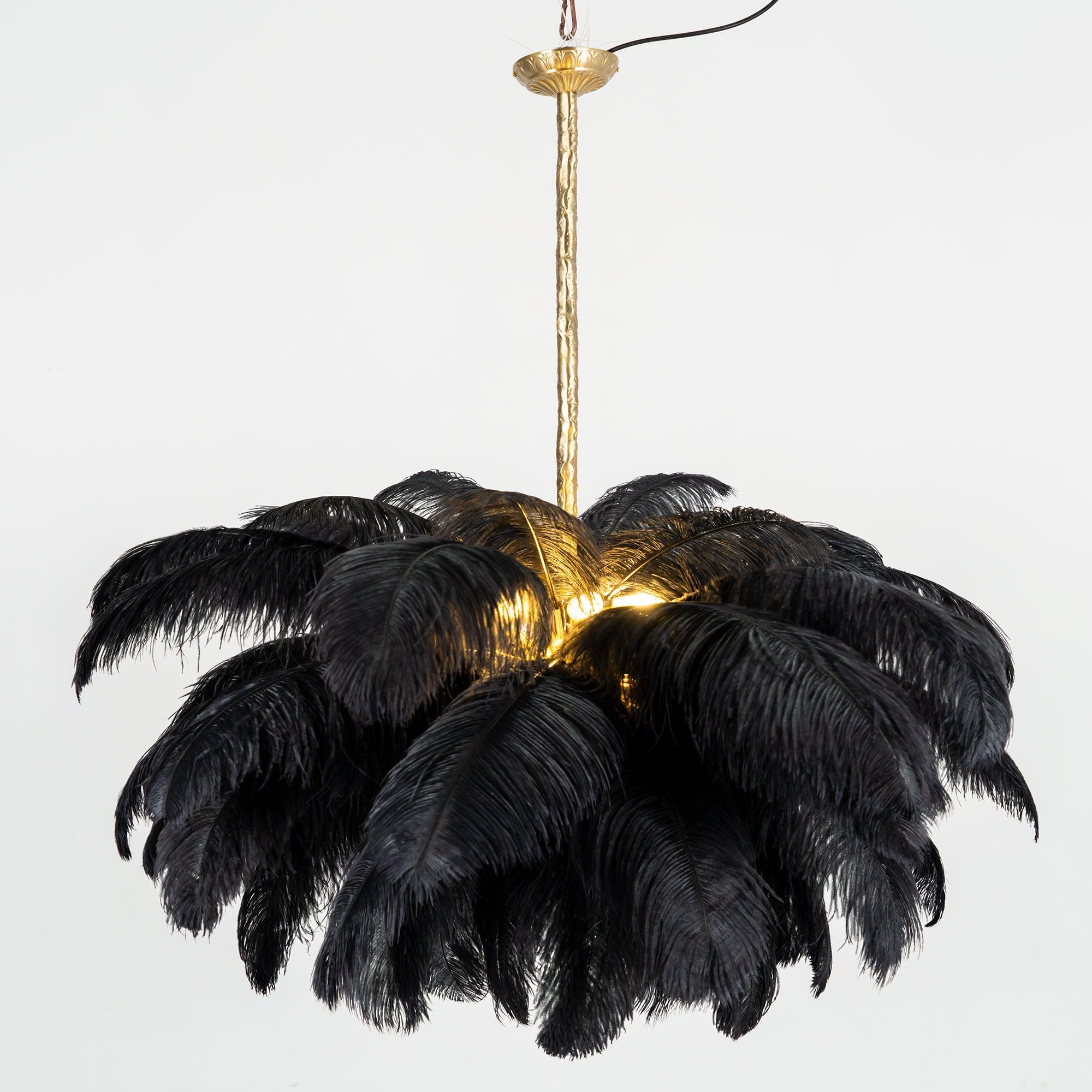 O'Moore Luxury Ostrich Feather Chandelier - Letslighting