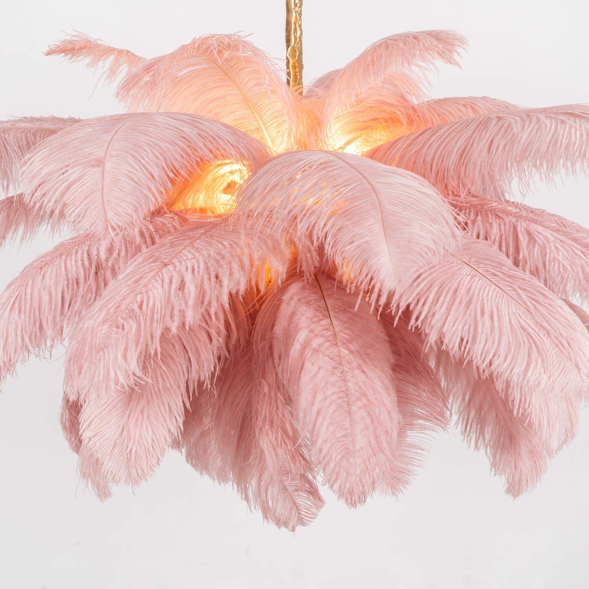 O'Moore Luxury Ostrich Feather Chandelier - Letslighting