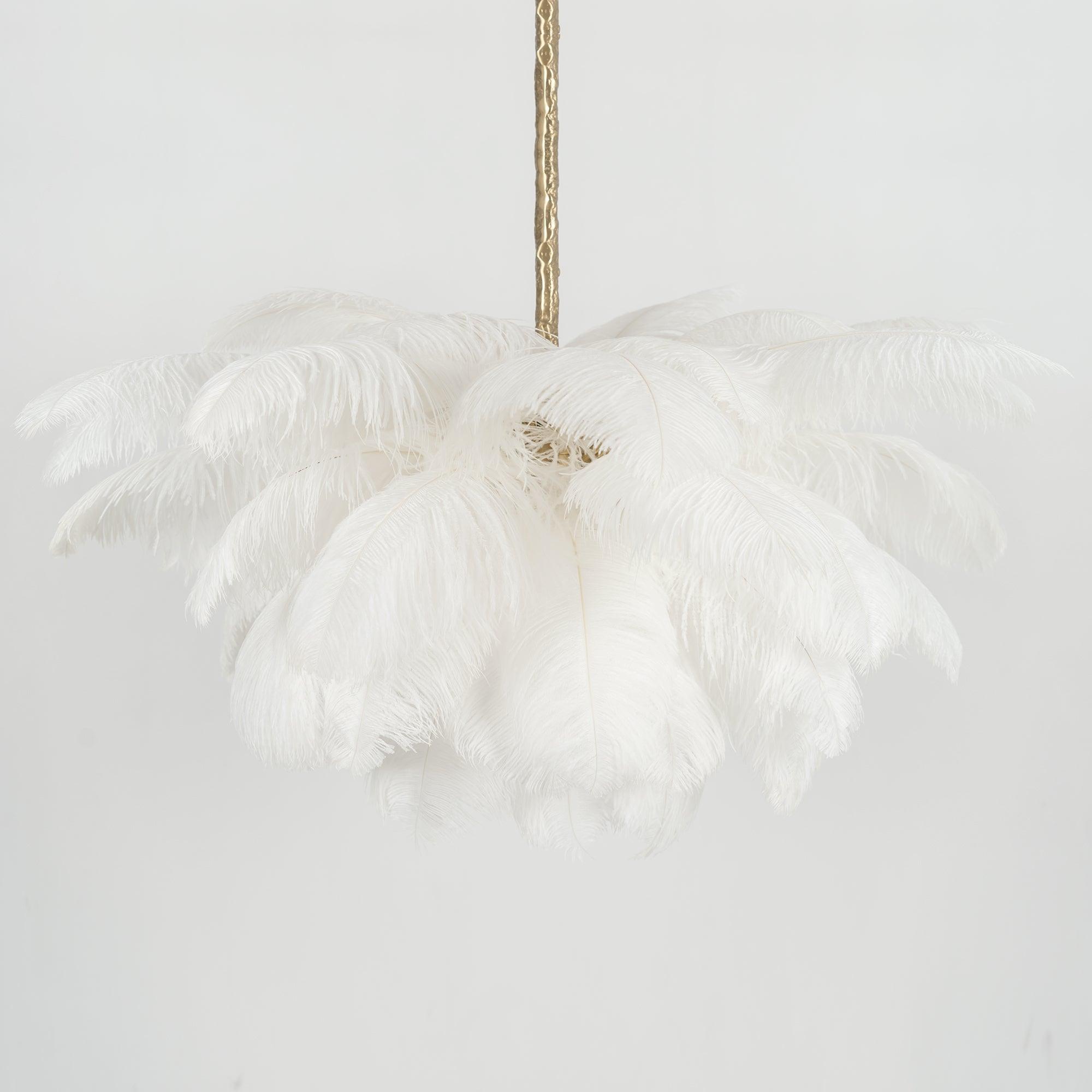 O'Moore Luxury Ostrich Feather Chandelier - Letslighting