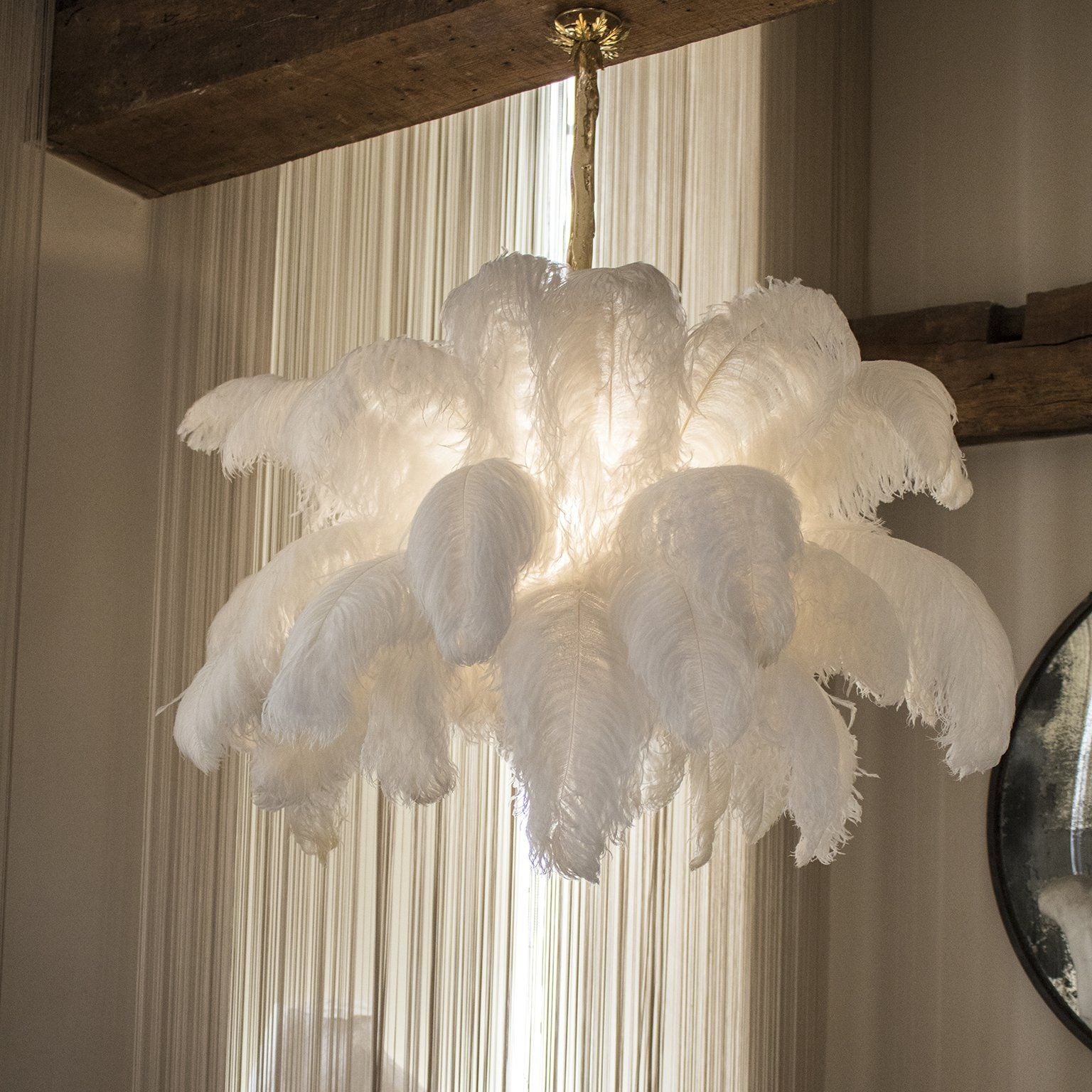 O'Moore Luxury Ostrich Feather Chandelier - Letslighting