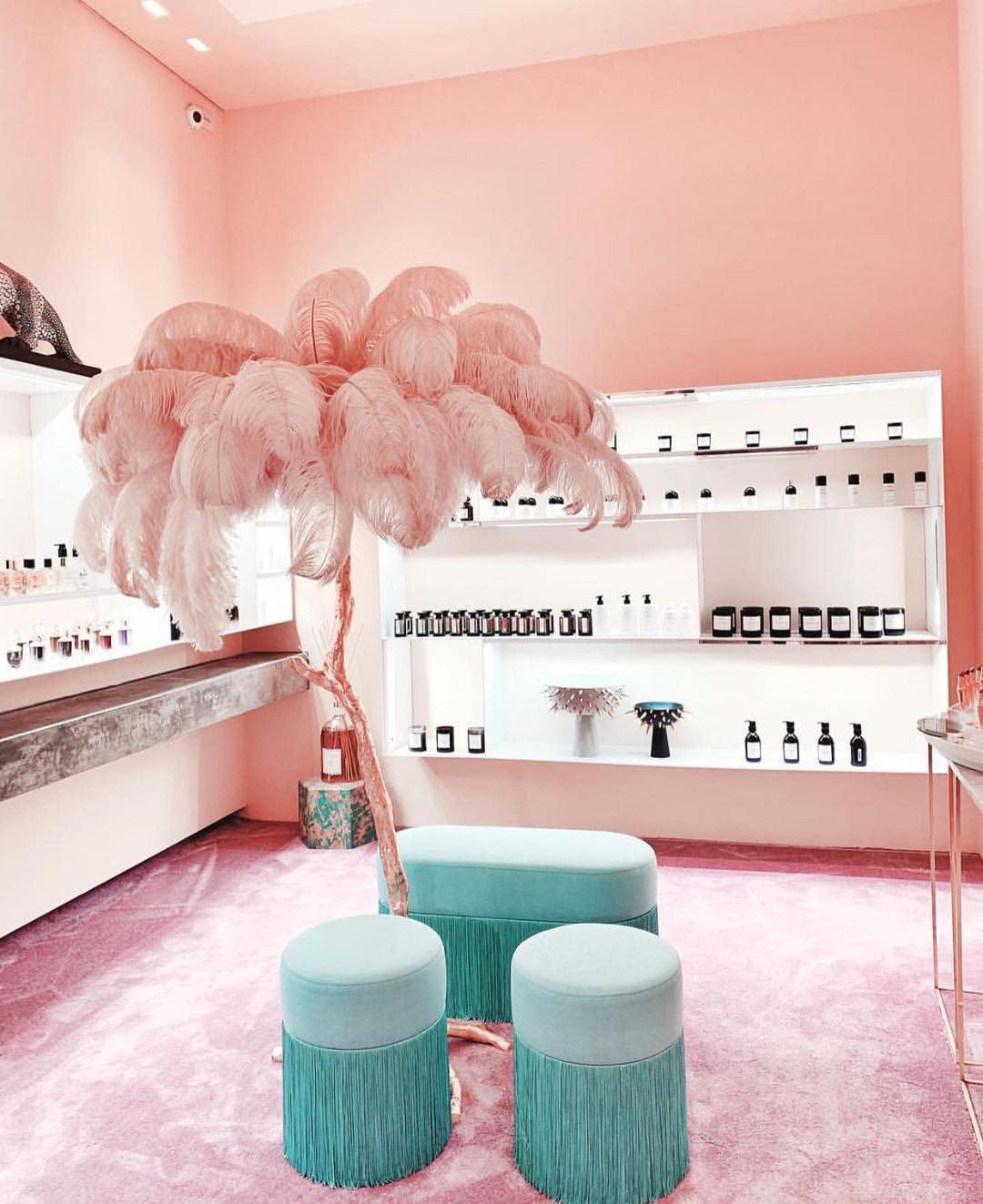 Selis Feather Brass Floor Lamp - Letslighting