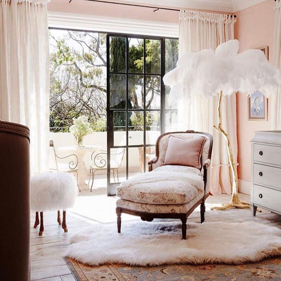 Selis Feather Brass Floor Lamp - Letslighting