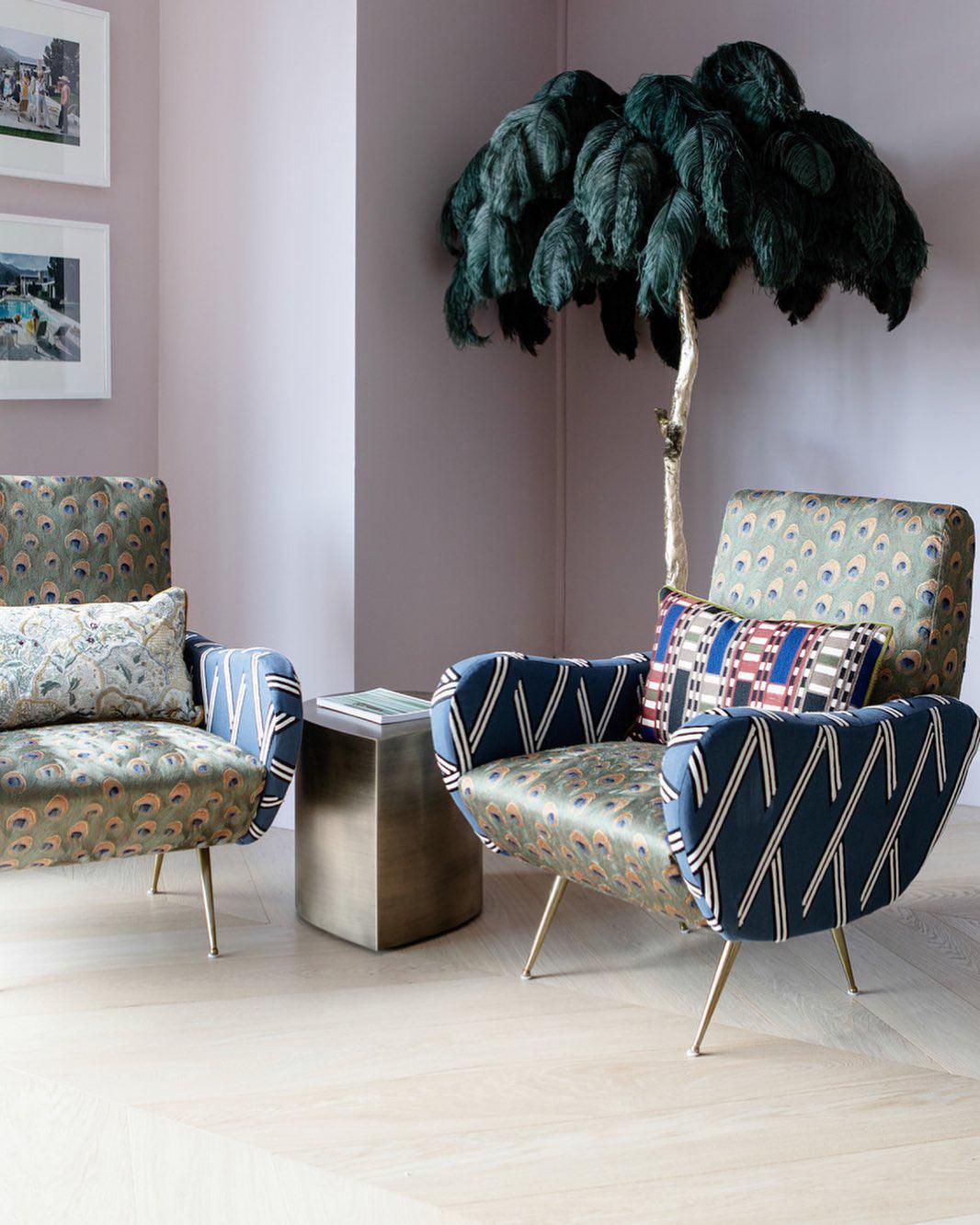 Selis Feather Brass Floor Lamp - Letslighting