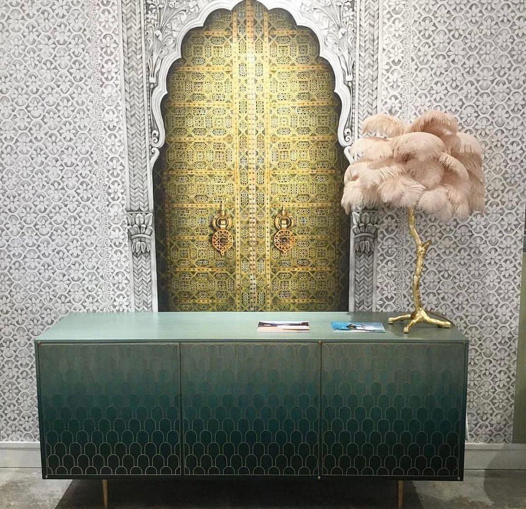 Zephyan Brass Feather Elegant Table Lamp - Letslighting