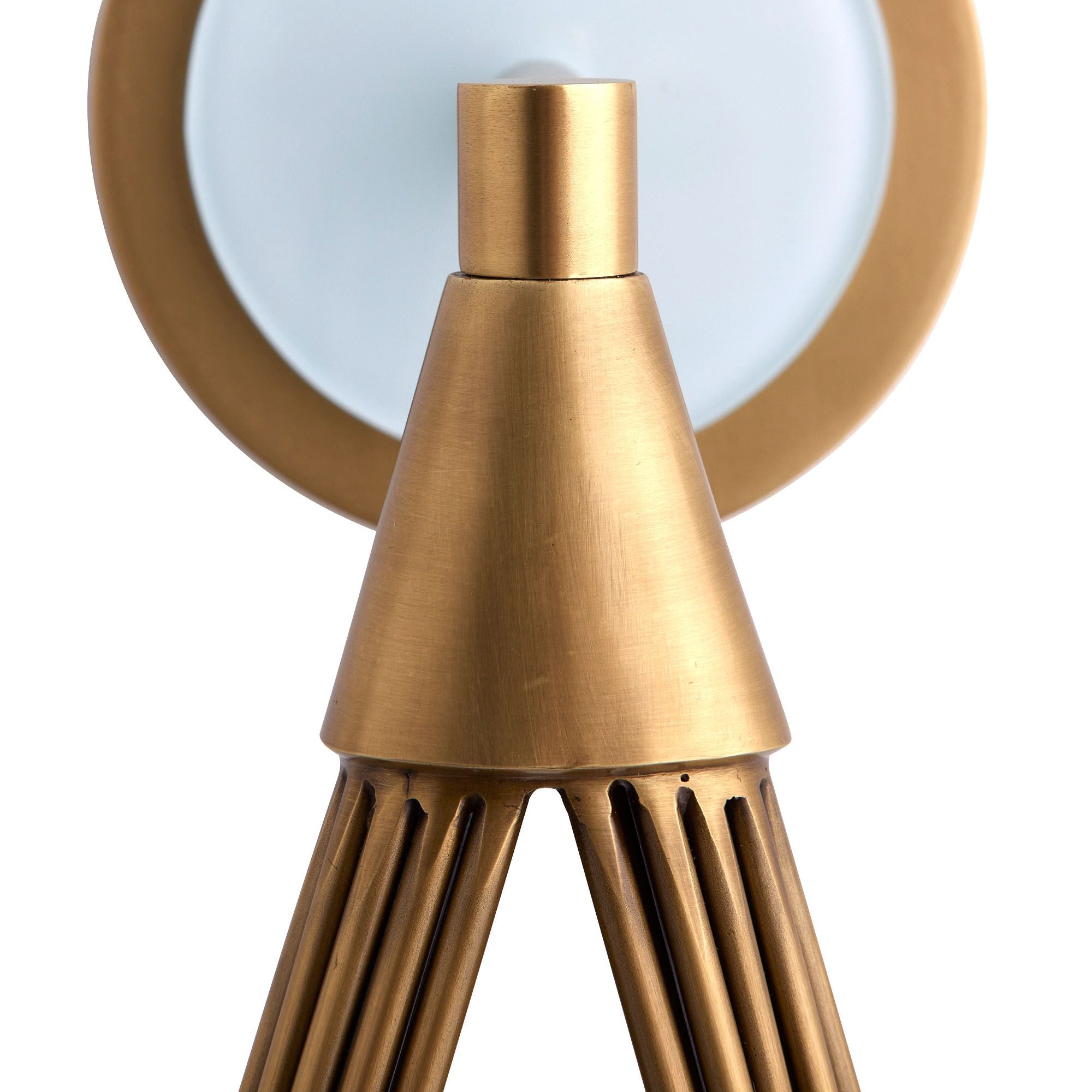 Zemirir Modern Minimalist Brass Glass Wall Lamp - Letslighting