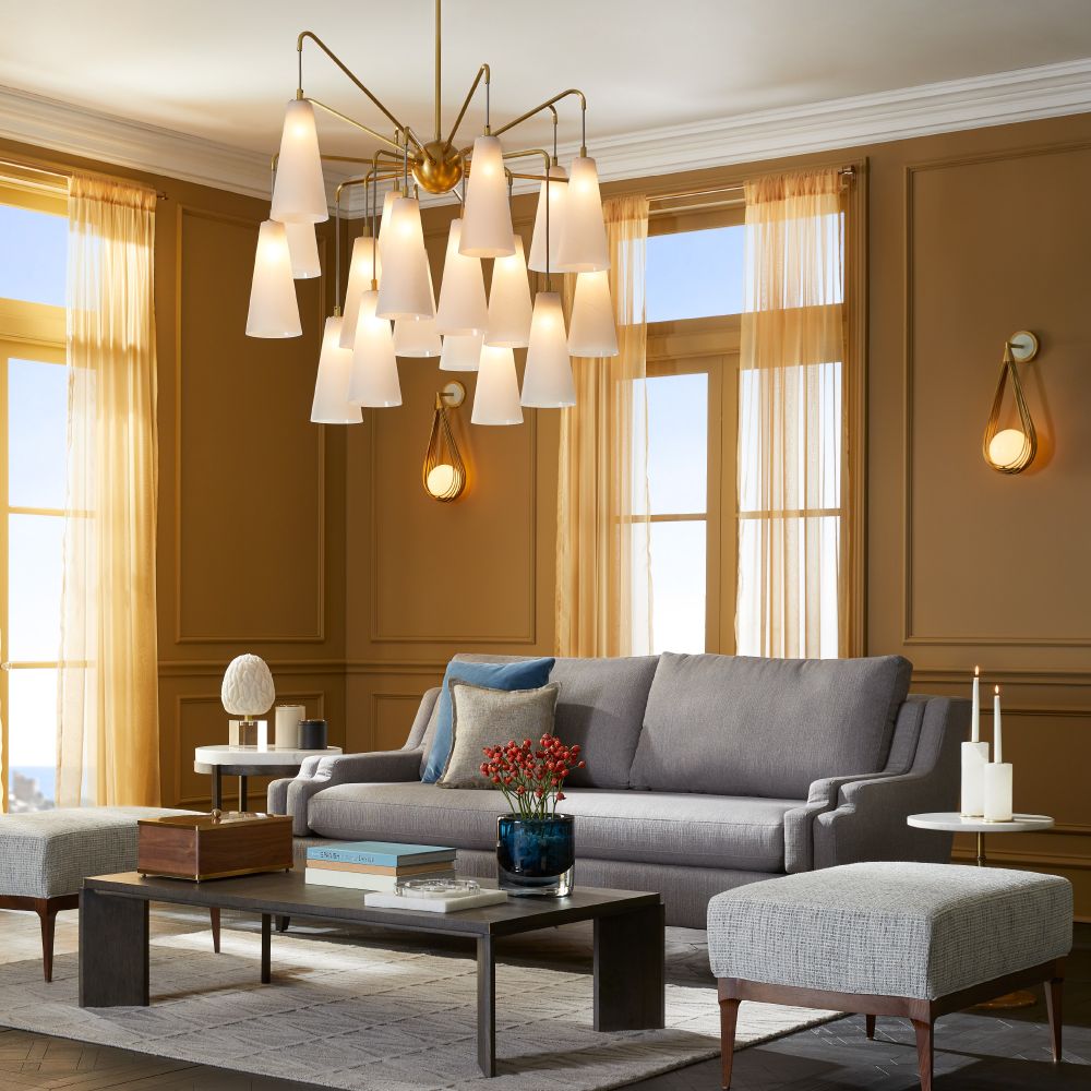 Zemirir Modern Minimalist Brass Glass Wall Lamp - Letslighting