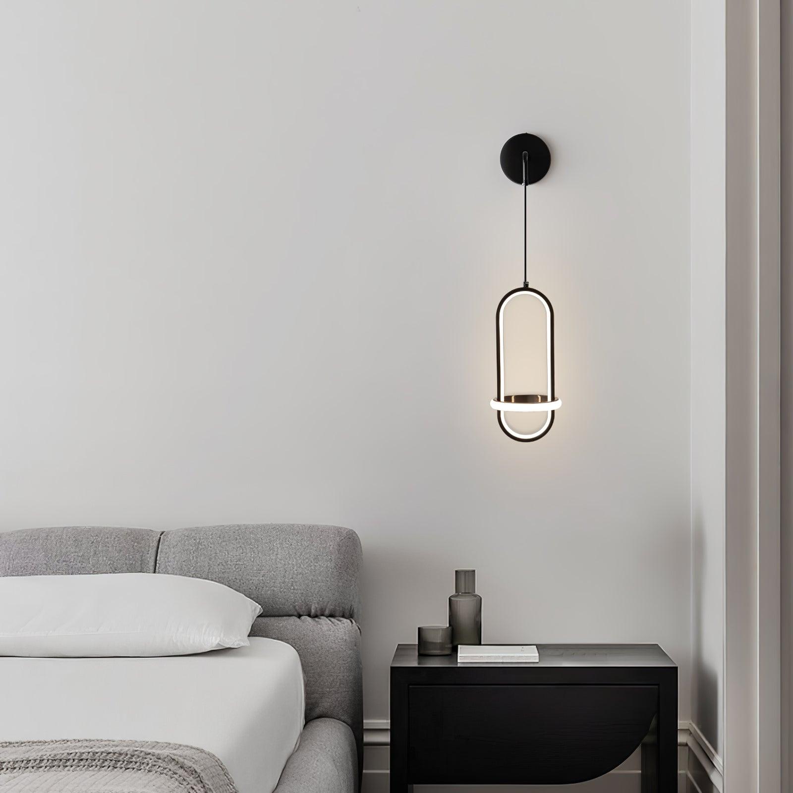 Vivianne Modern Minimalist Oval Brass Wall Light - Letslighting