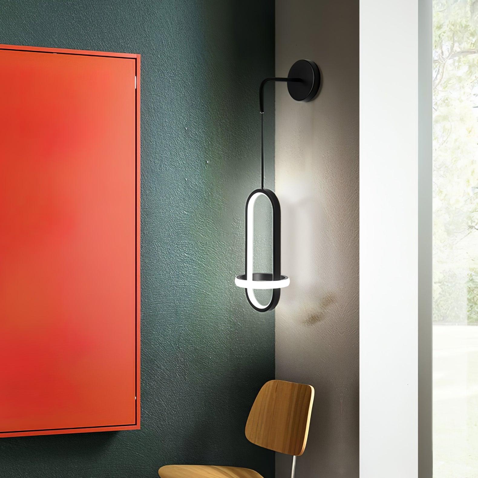 Vivianne Modern Minimalist Oval Brass Wall Light - Letslighting