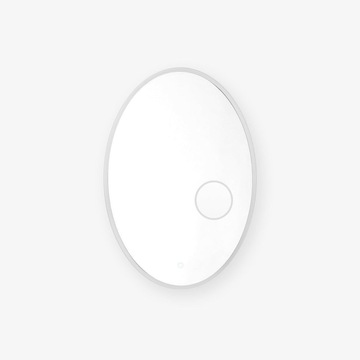 Ovariel Oval Mirror Plastic Wall Light - Letslighting