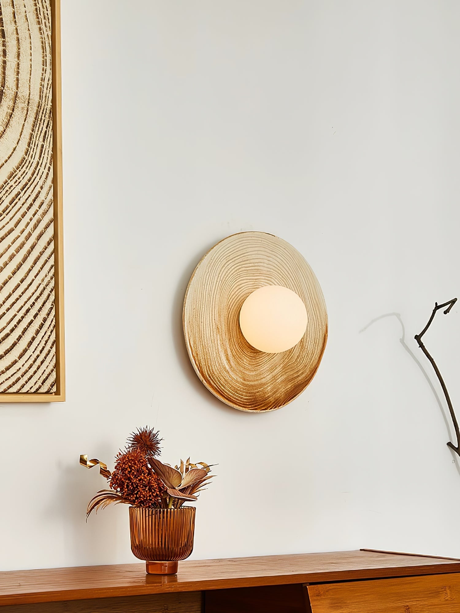 Zelene Wall lamp Nordic Art Ceramic Sconce - Letslighting