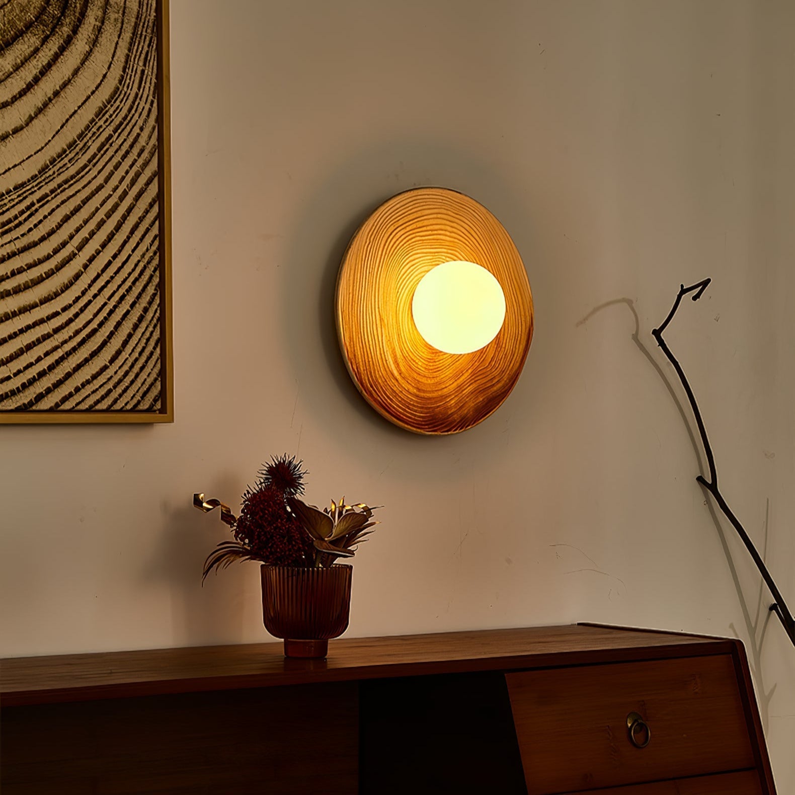 Zelene Wall lamp Nordic Art Ceramic Sconce - Letslighting