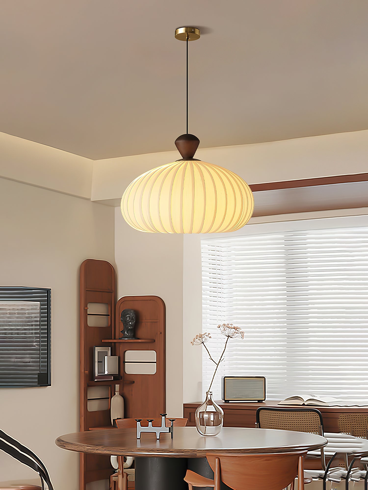 Ovola Pleated Pendant Light - Letslighting