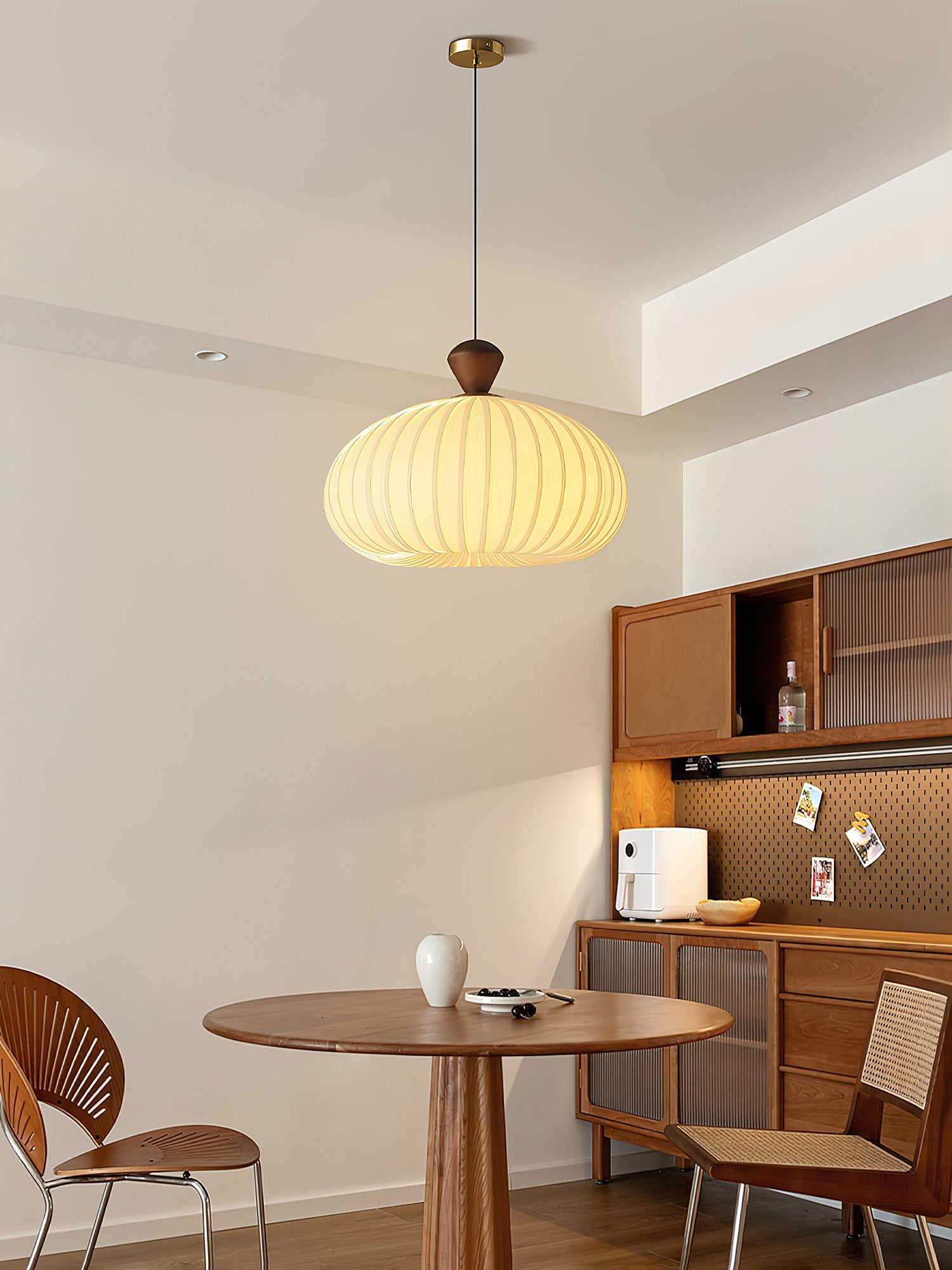 Ovola Pleated Pendant Light - Letslighting