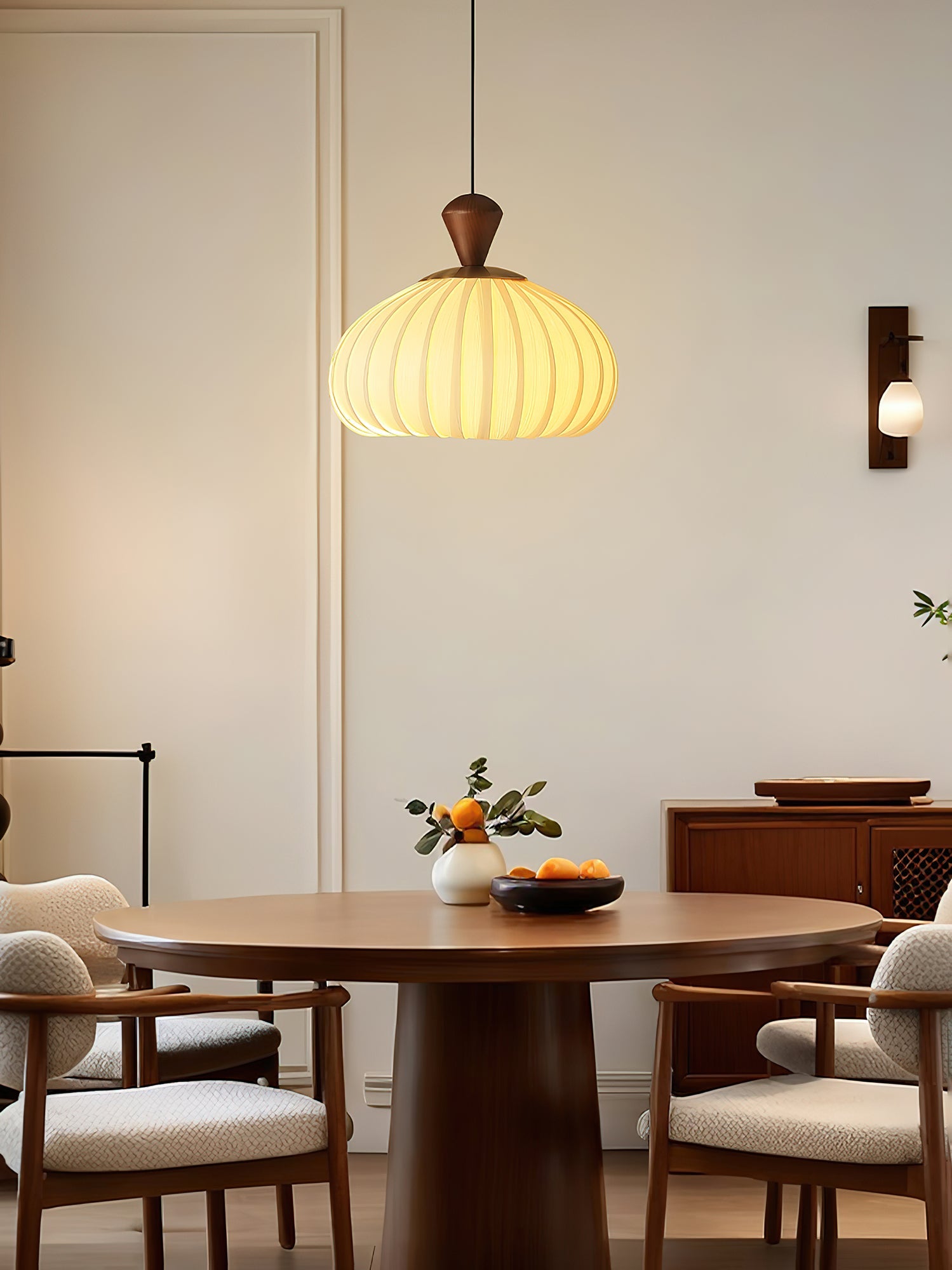 Ovola Pleated Pendant Light - Letslighting