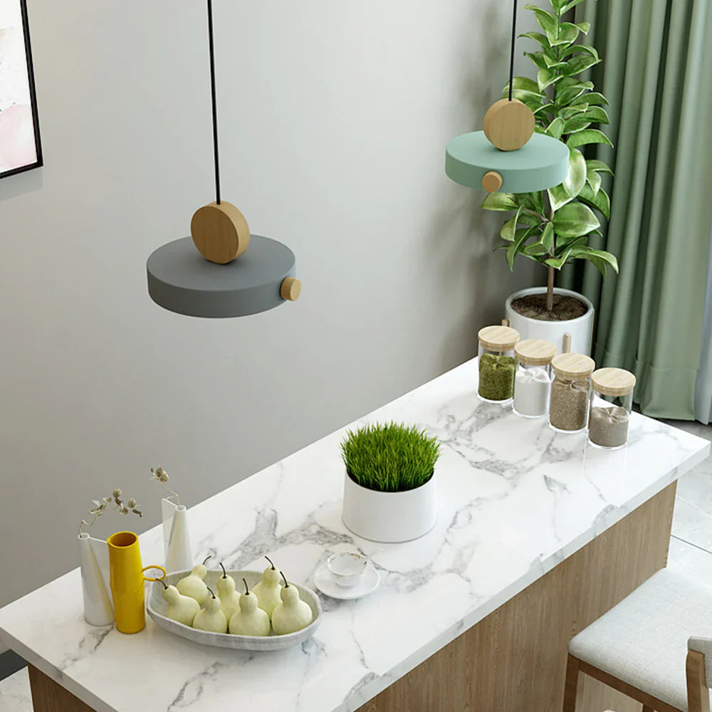 Valentina Design Pendant Light Wood Living Room - Letslighting