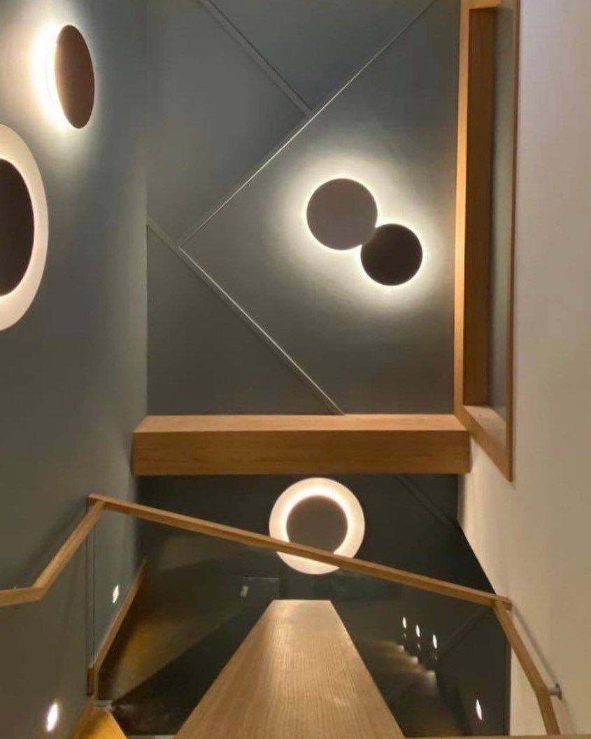 Megan Geometric Disc Wall Lamp - Letslighting