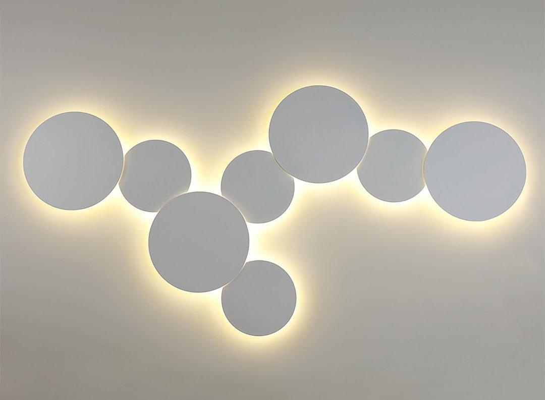 Megan Geometric Disc Wall Lamp - Letslighting
