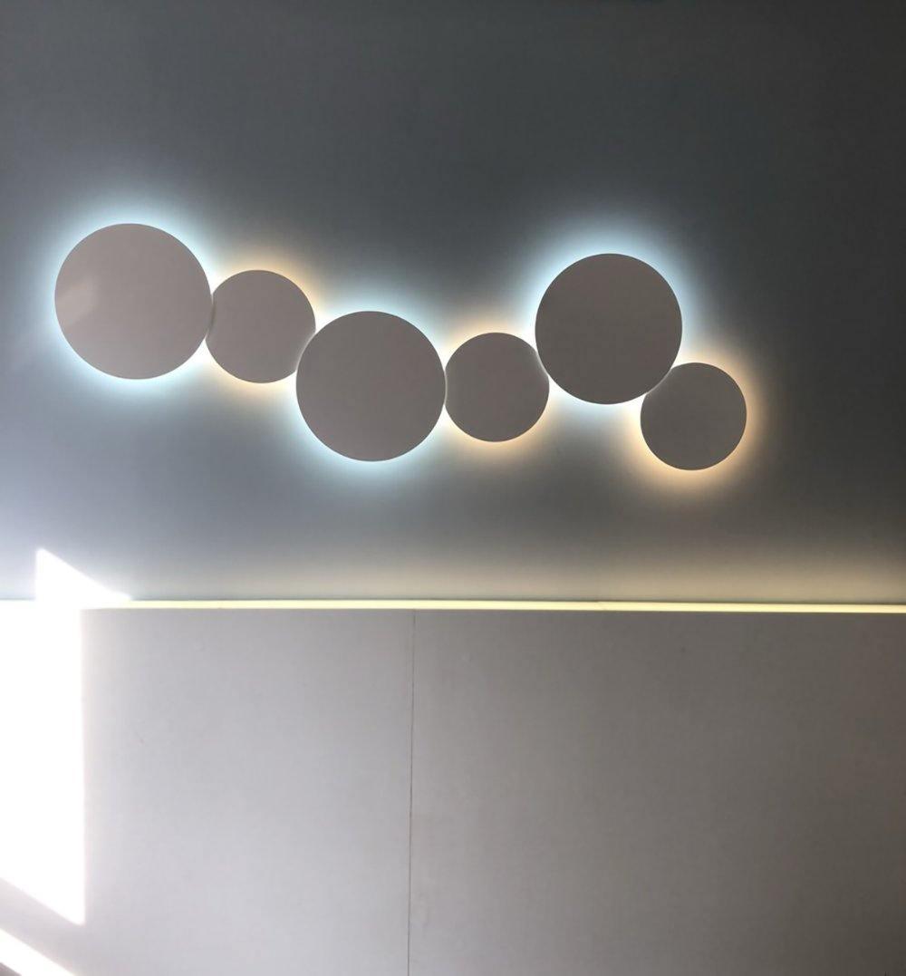 Megan Geometric Disc Wall Lamp - Letslighting