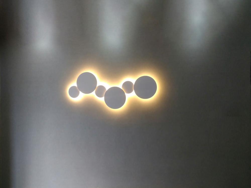 Megan Geometric Disc Wall Lamp - Letslighting
