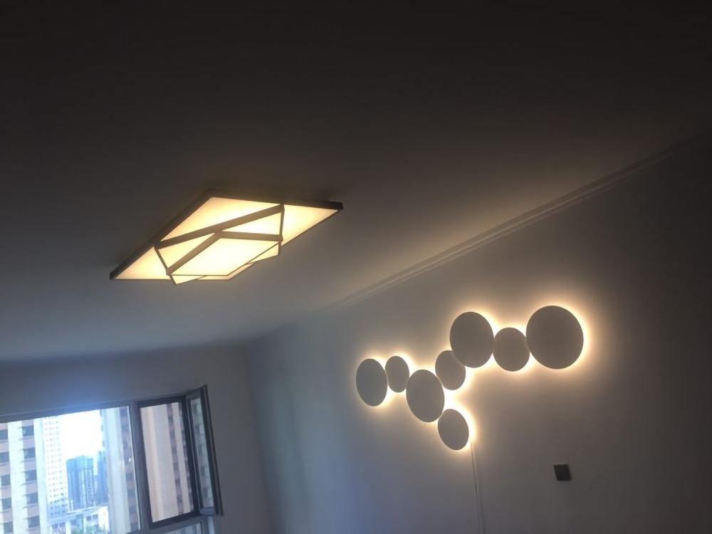 Megan Geometric Disc Wall Lamp - Letslighting