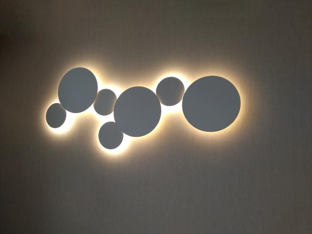 Megan Geometric Disc Wall Lamp - Letslighting