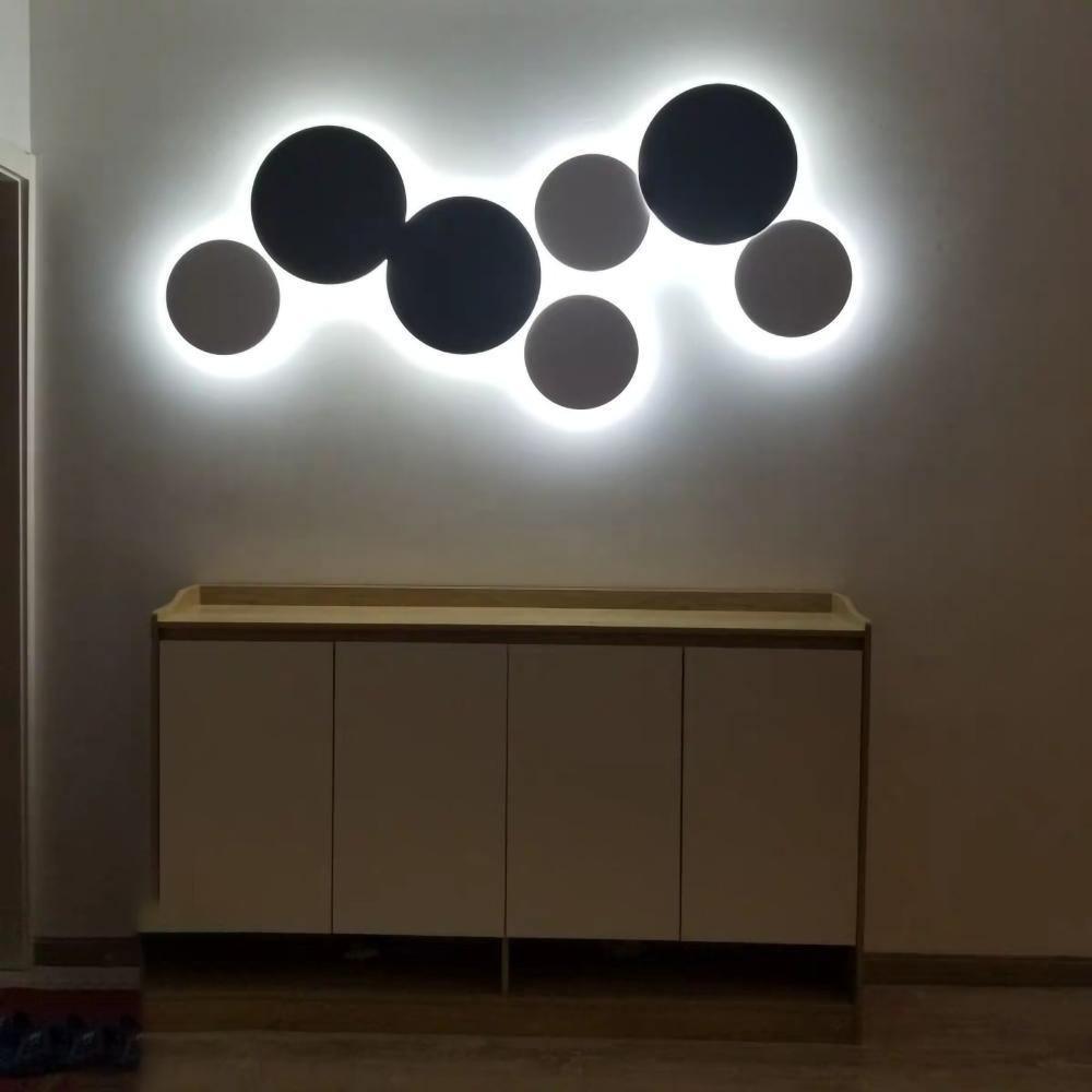 Megan Geometric Disc Wall Lamp - Letslighting