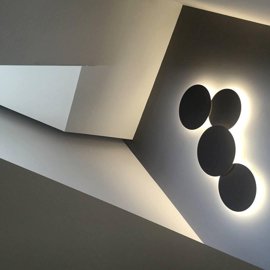 Megan Geometric Disc Wall Lamp - Letslighting