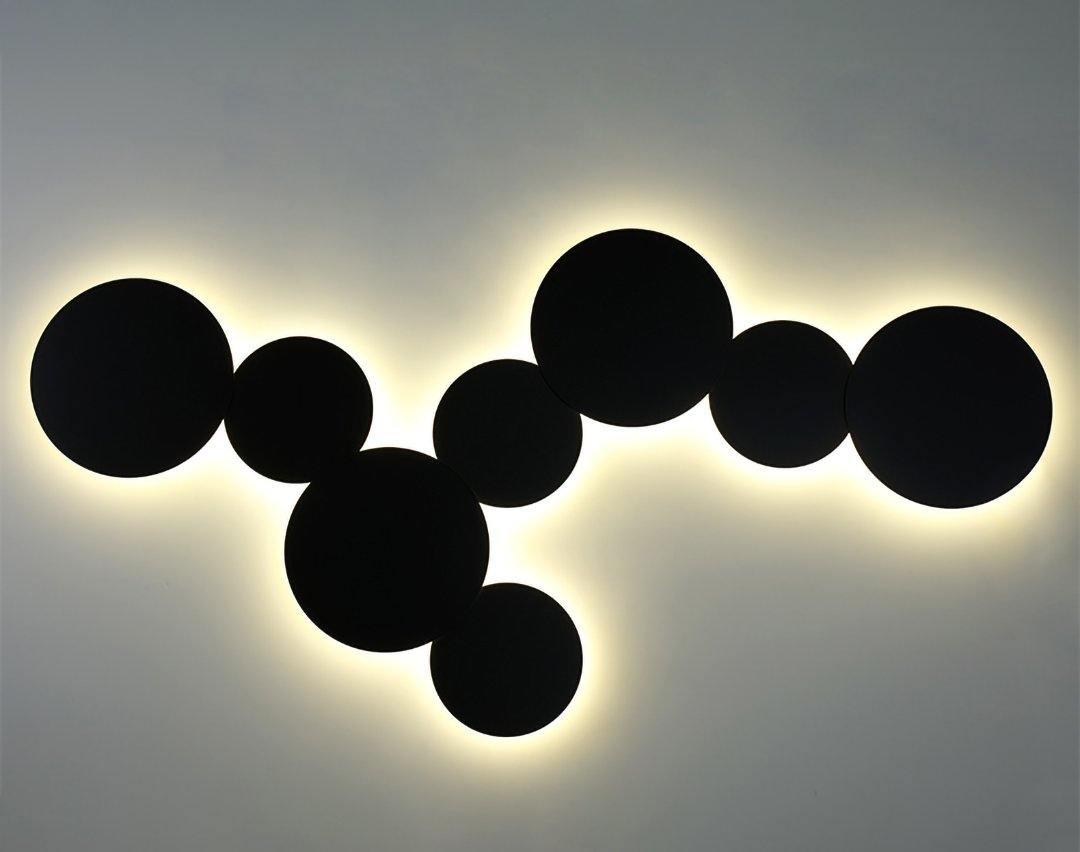Megan Geometric Disc Wall Lamp - Letslighting