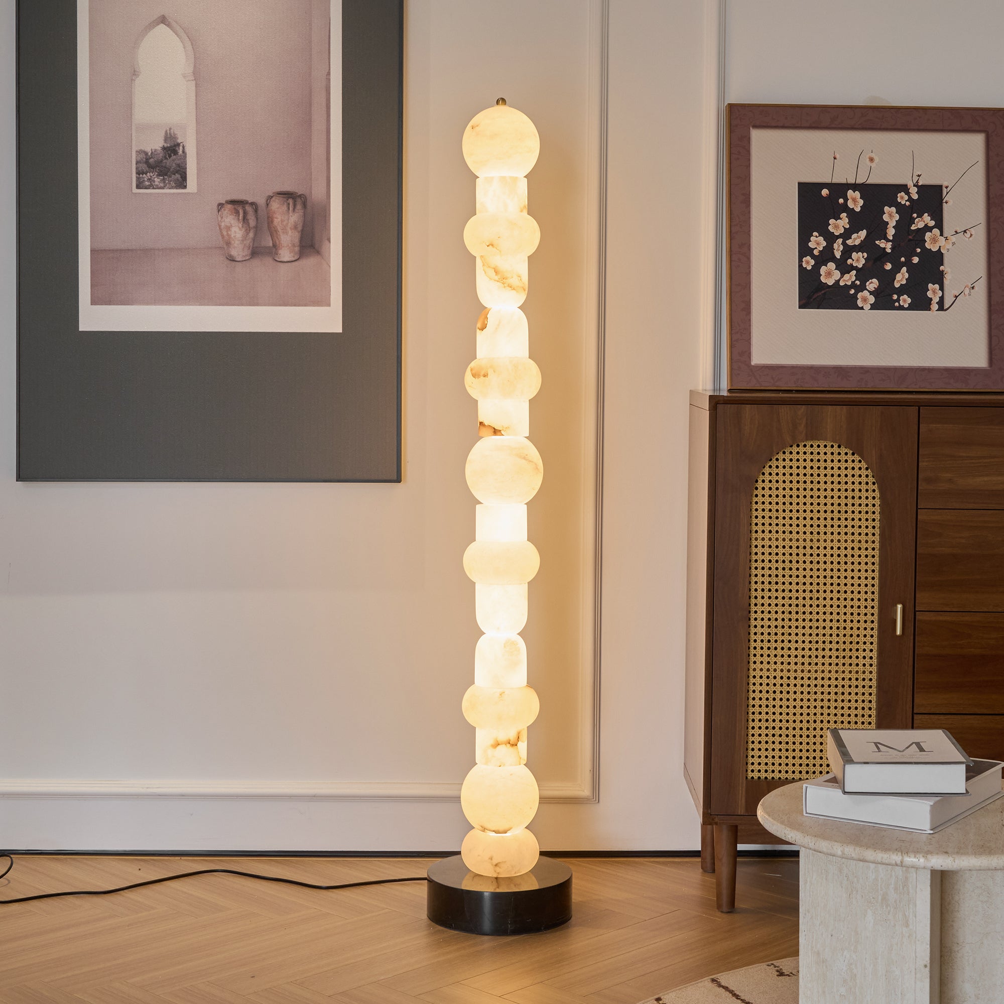 Cirinion Alabaster Floor Lamp - Letslighting
