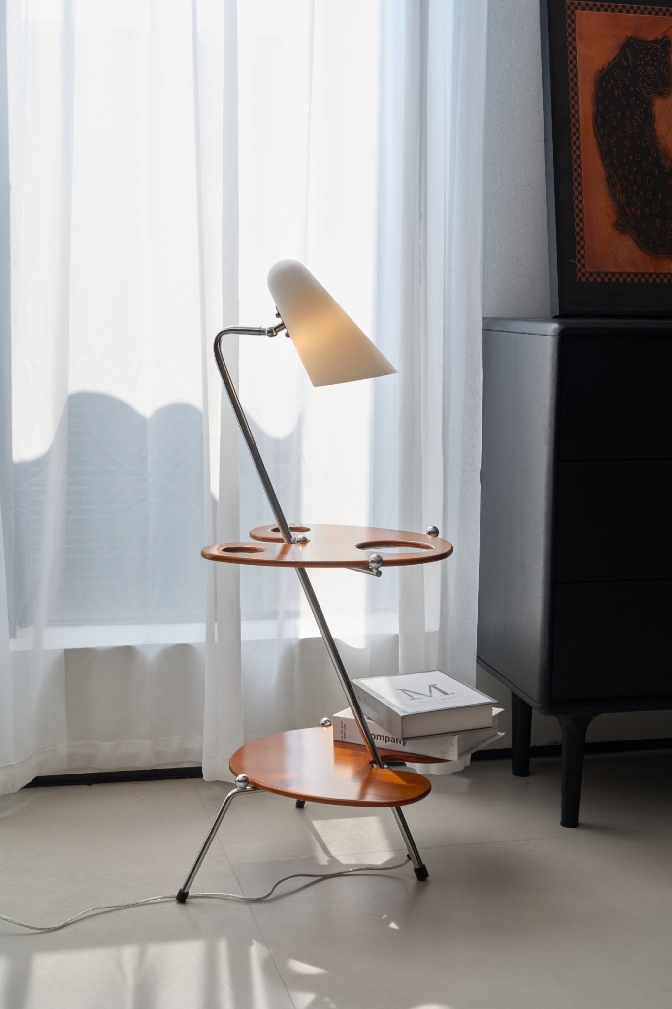 Vaughn Modern Wood Floor Lamp - Letslighting