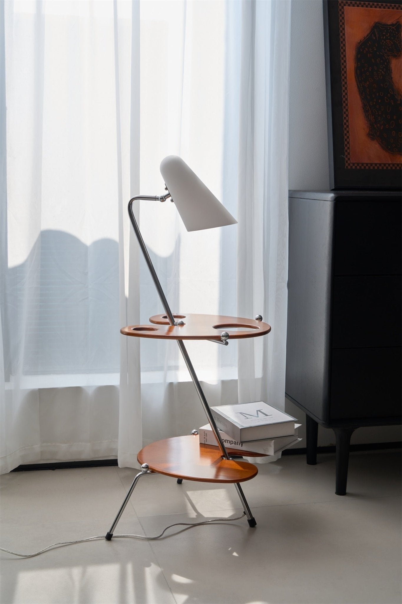 Vaughn Modern Wood Floor Lamp - Letslighting